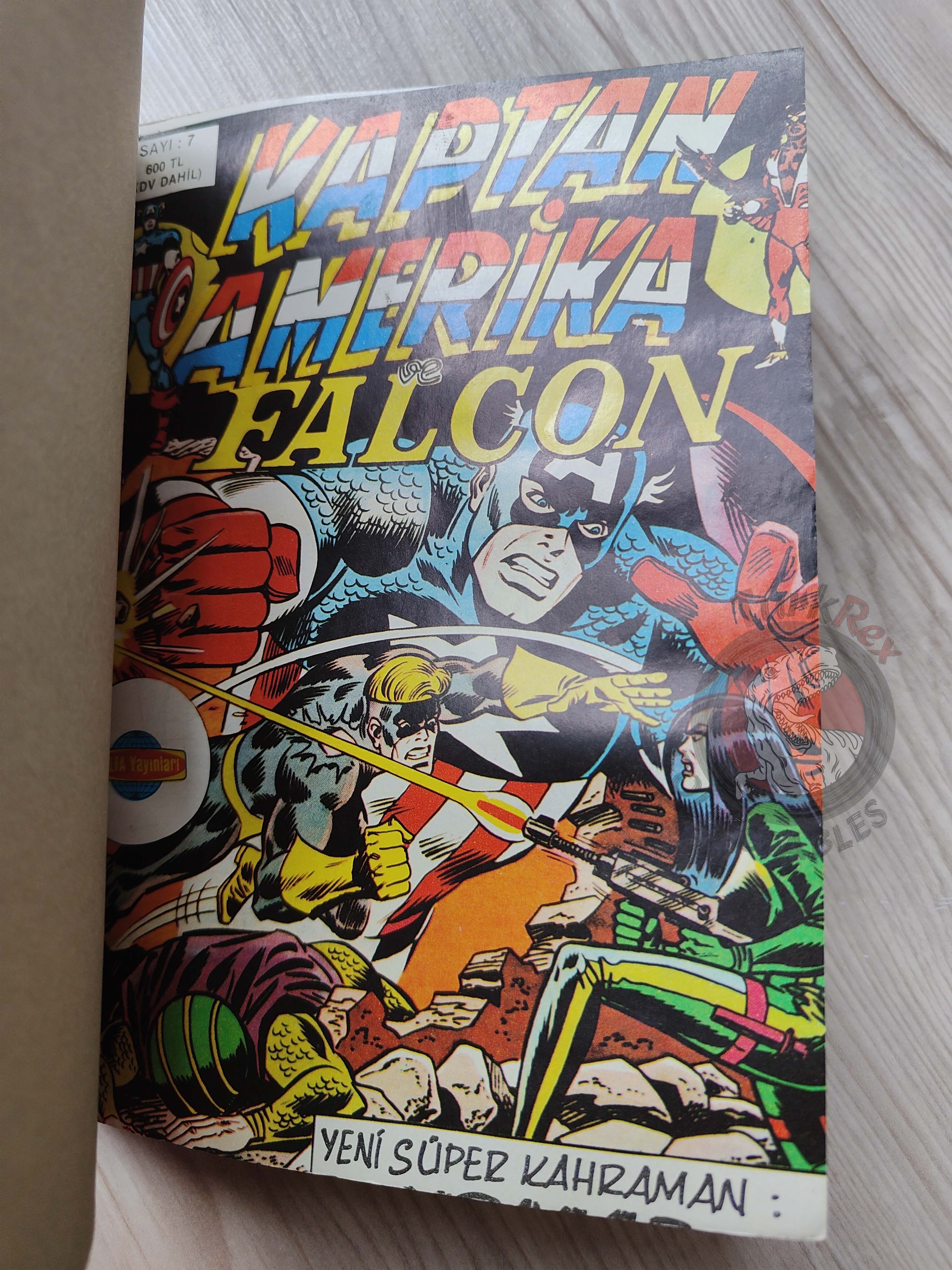 Captain America – Volume 4 1989 Turkish Comic Turkey Falcon