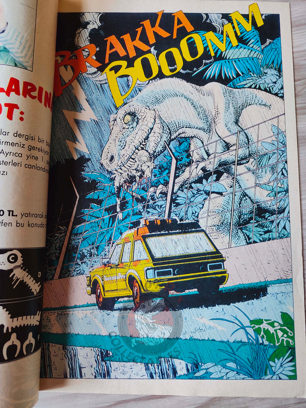 Jurassic Park #9 Turkish Edition Comic Turkey Topps Spielberg