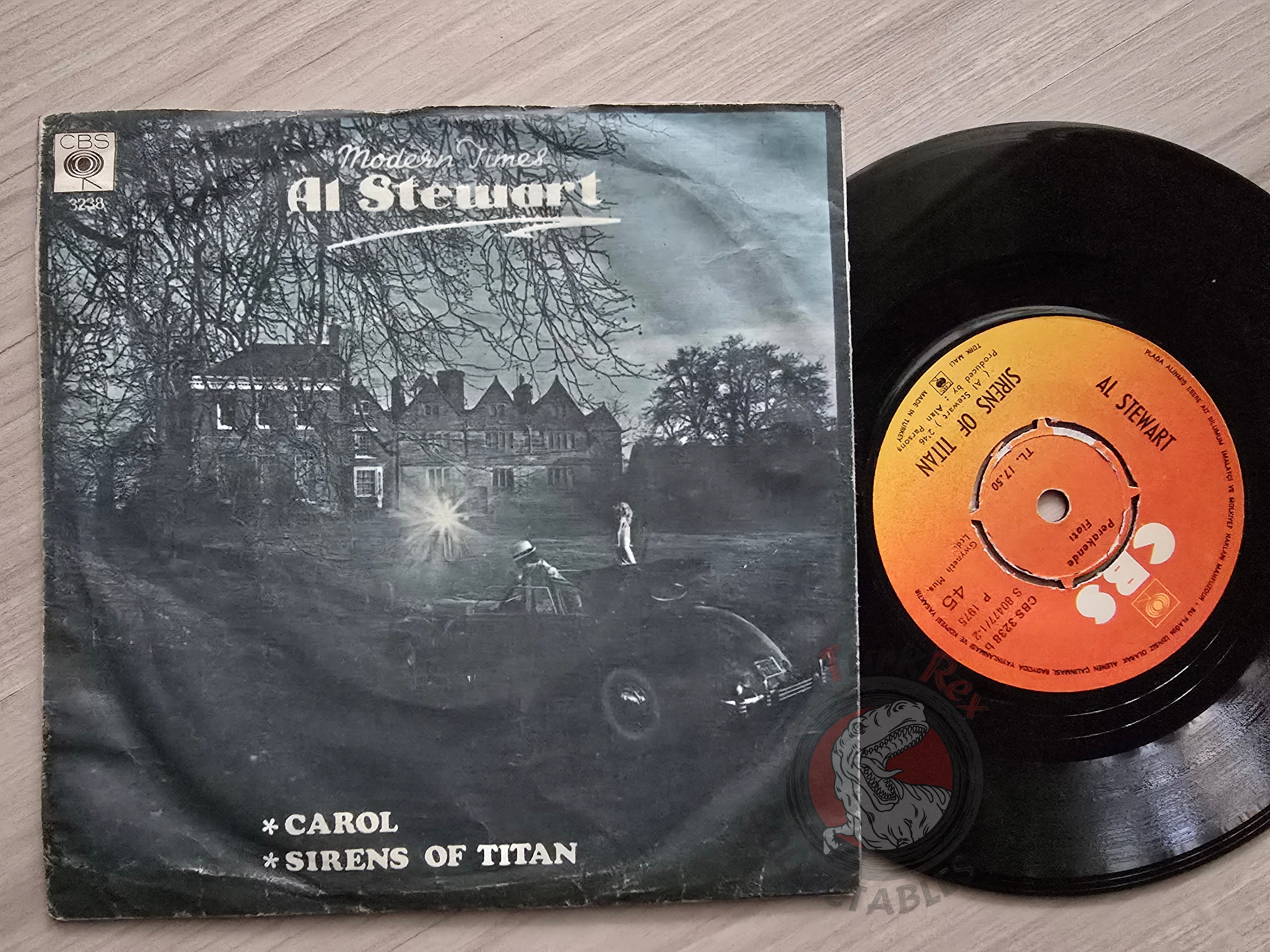 Al Stewart – Carol 7" Turkish Pressing Vinyl Turkey Edition