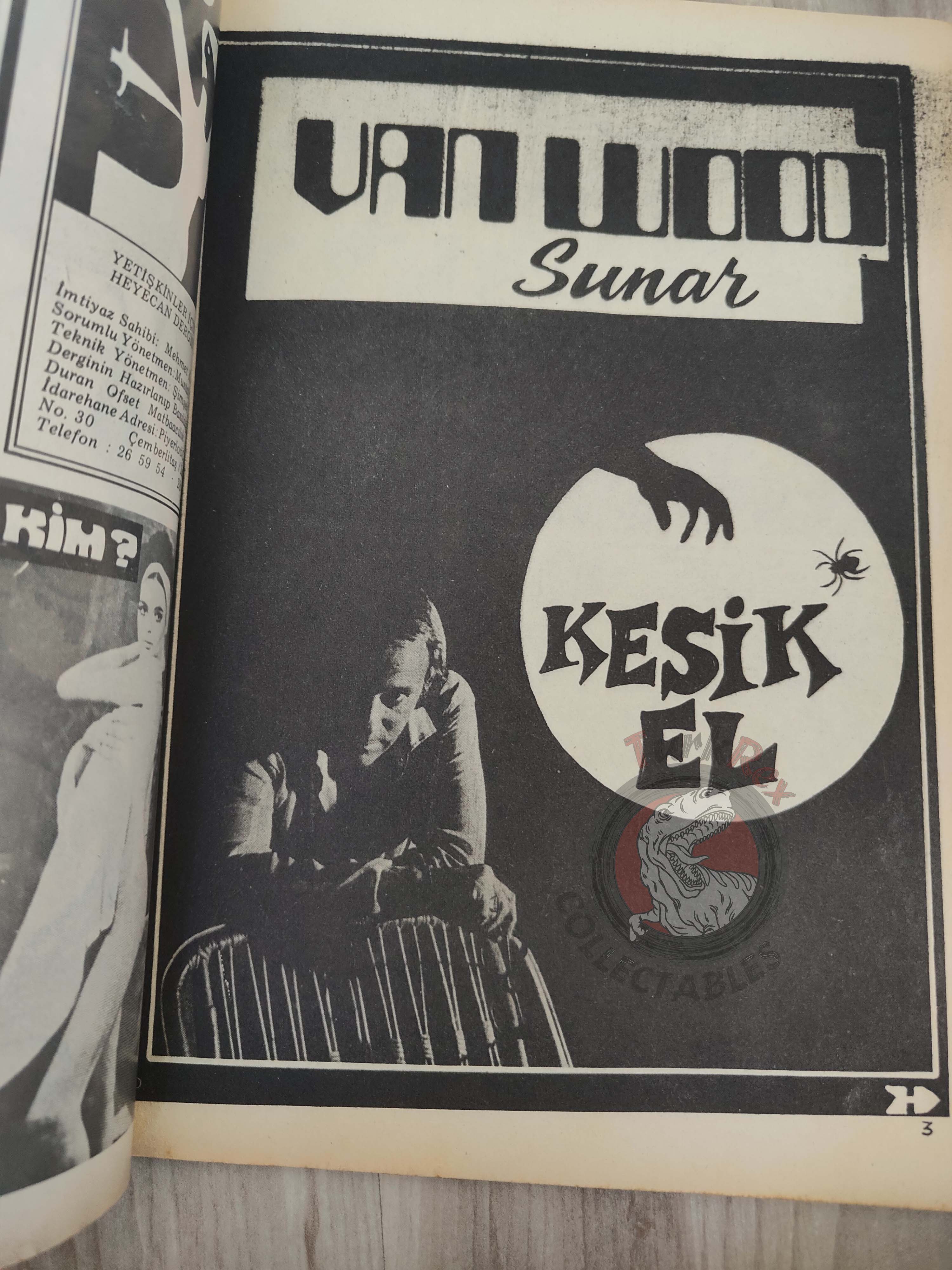 Korku August 1977 Turkish Comic Turkey Frank Frazetta Warren Creepy Eerie