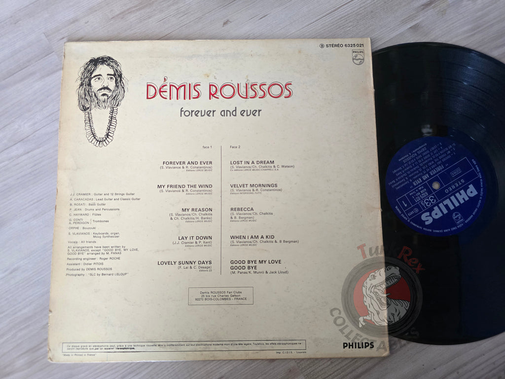 Demis Roussos – Forever And Ever Turkish Pressing Vinyl Turkey Edition