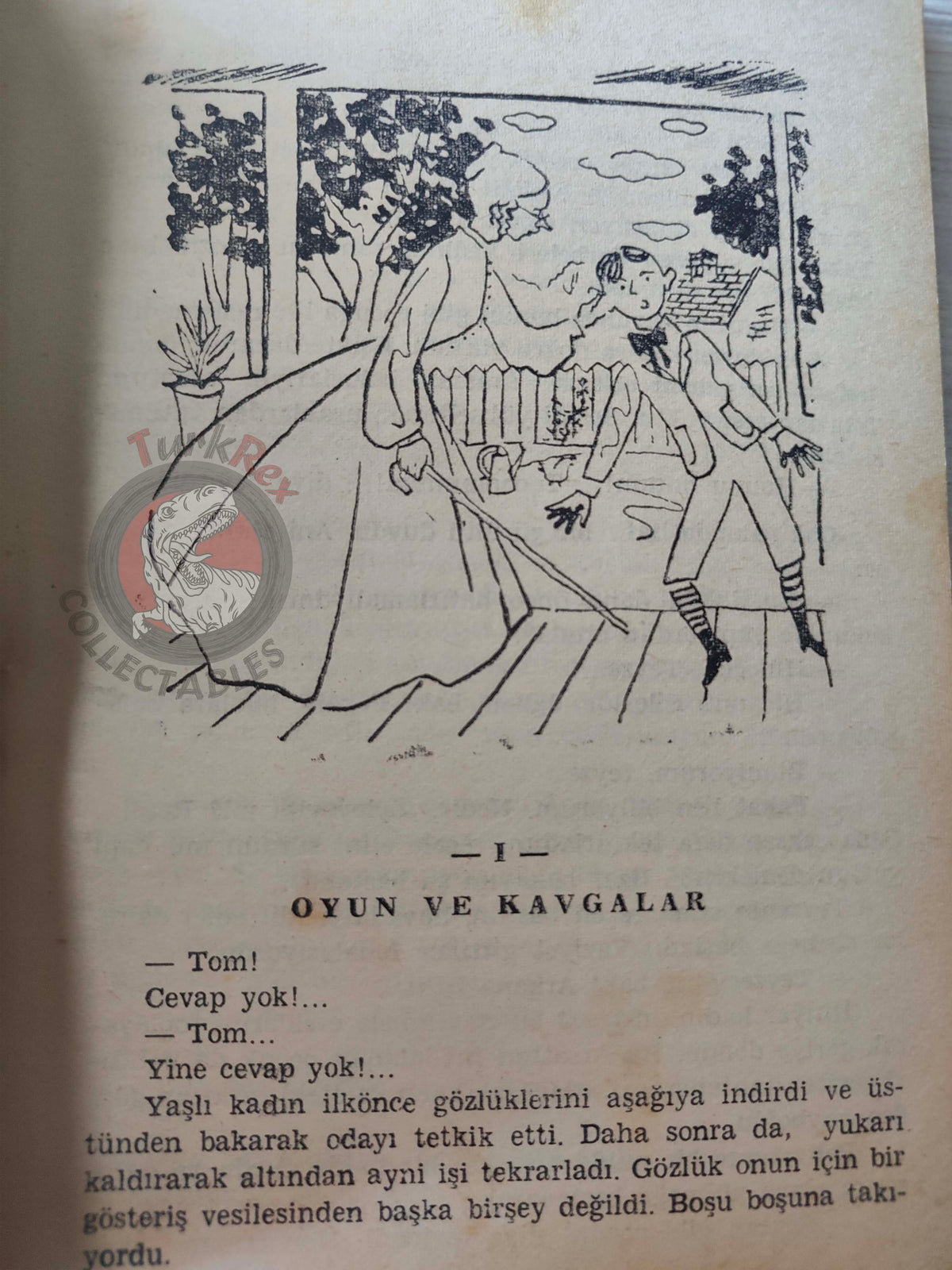 Mark Twain – Tom Sawyer 1971 Turkish Book Turkey Illustrated