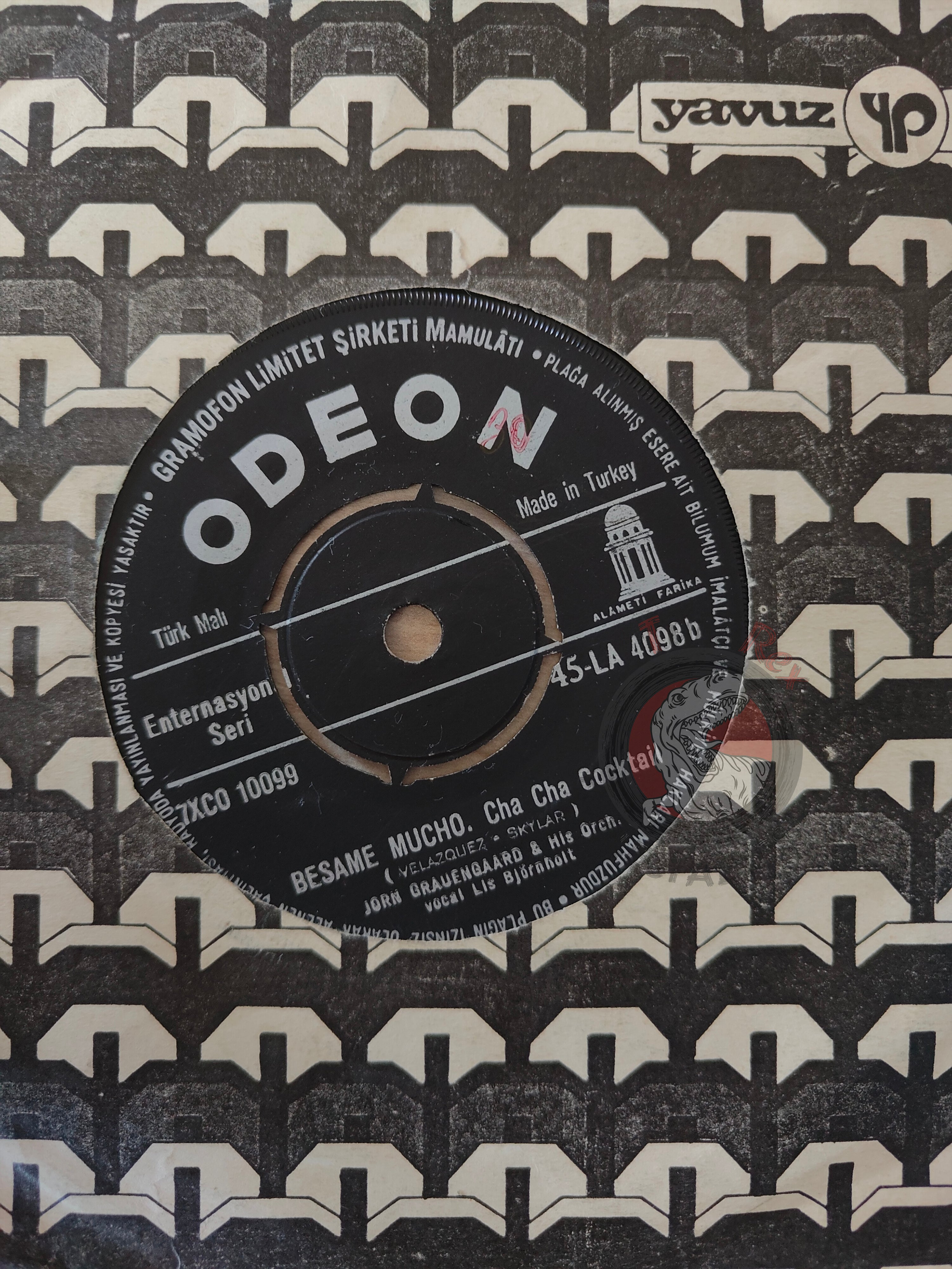 Jørn Grauengård And His Orchestra – Cha Cha Cocktail 7" Turkish Pressing Vinyl Turkey Edition 1