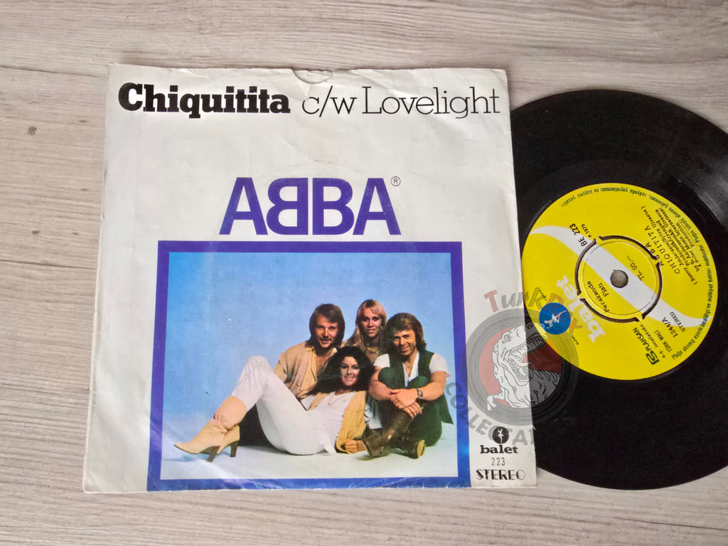 ABBA – Chiquitita 7" Turkish Pressing Vinyl Turkey Edition