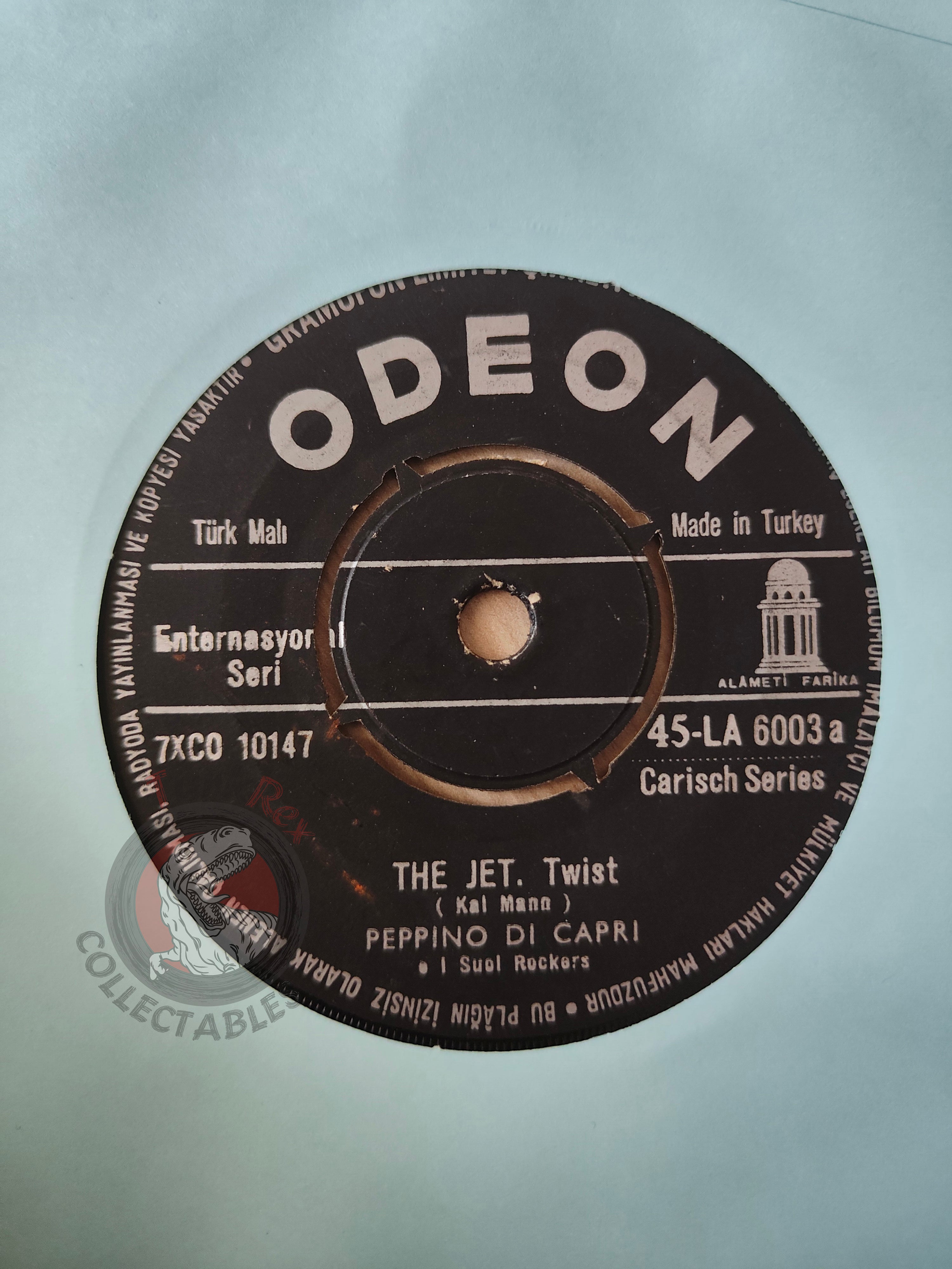 Peppino Di Capri E I Suoi Rockers – The Jet 7" Turkish Pressing Vinyl Turkey Edition