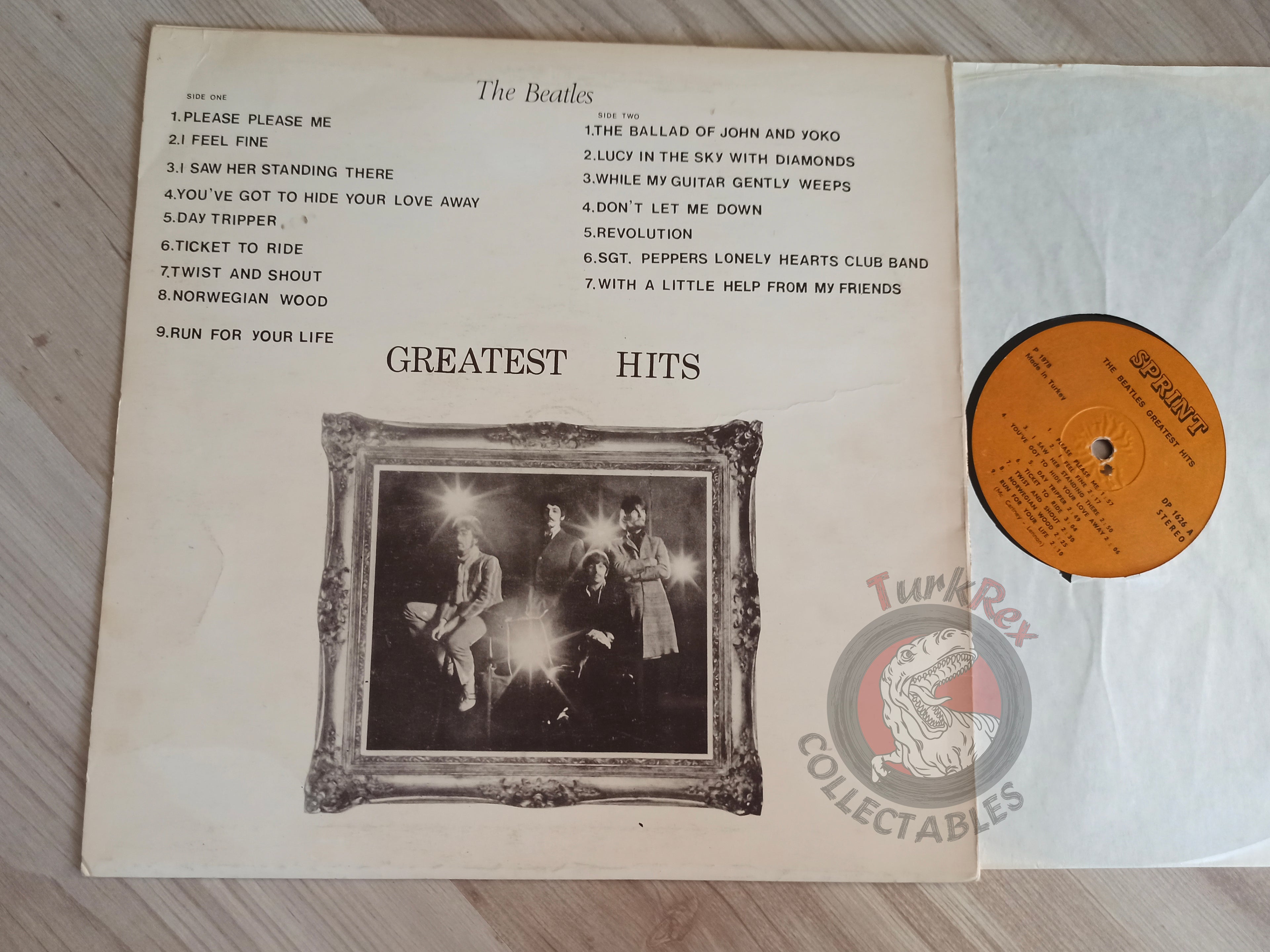 Beatles - Greatest Hits Turkish Pressing Vinyl Turkey Edition
