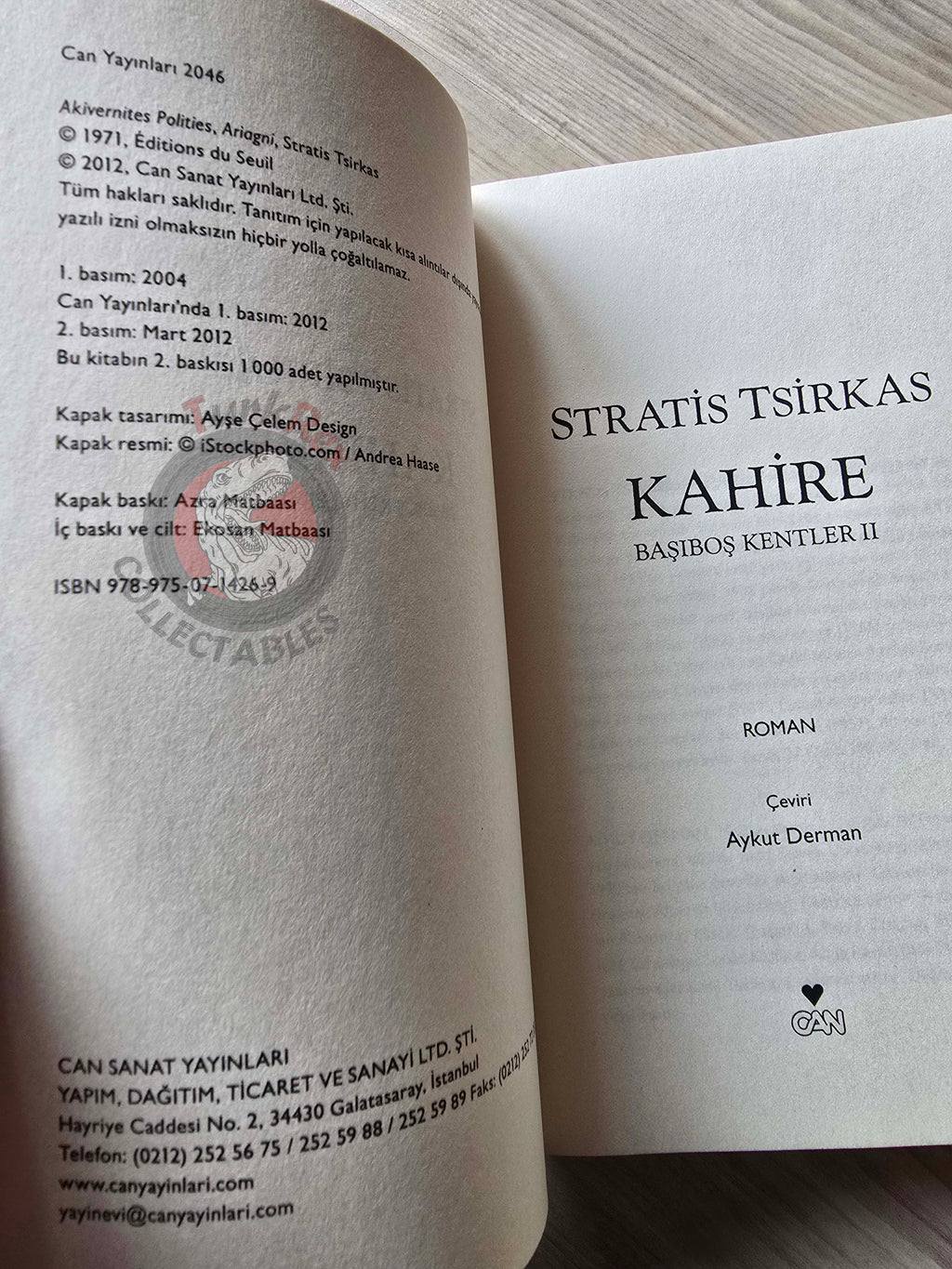 Stratis Tsirkas – Drifting Cities: Cairo 2012 Turkish Book Turkey