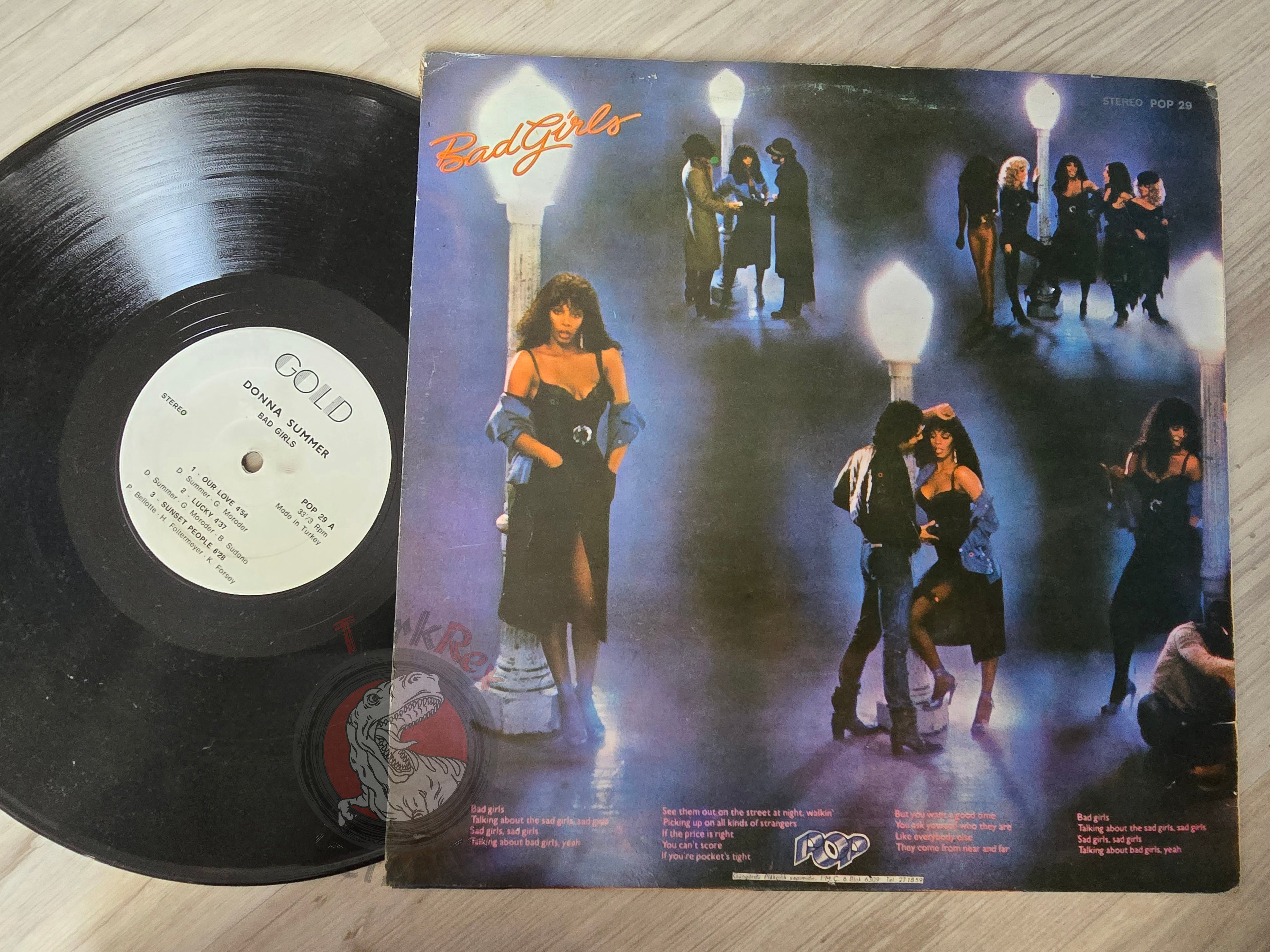 Donna Summer – Bad Girls Turkish Pressing Vinyl Turkey Edition