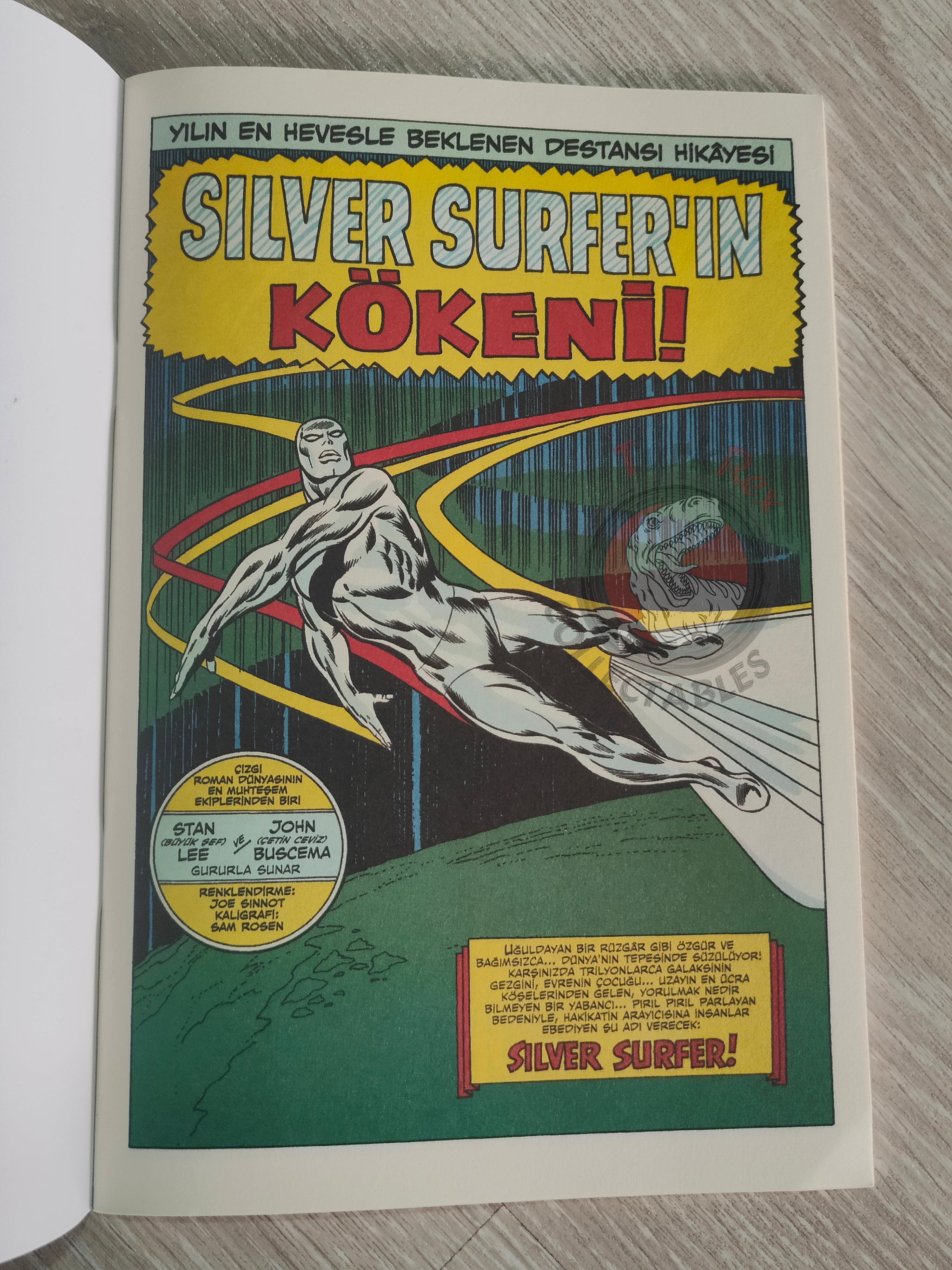 Silver Surfer #1 Turkish Comic Turkey The Origin of Silver Surfer