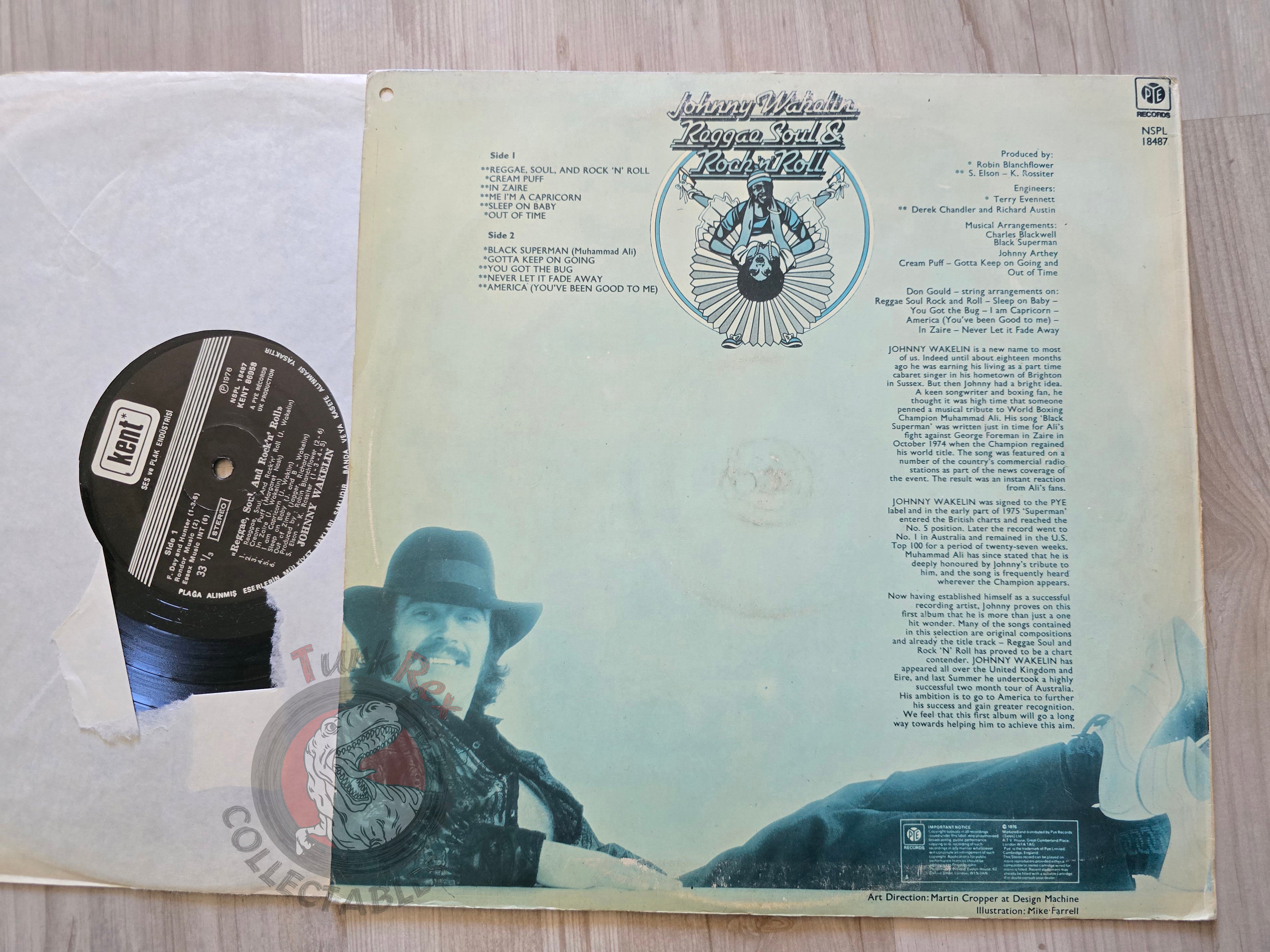 Johnny Wakelin – Reggae Soul & Rock 'n' Roll Turkish Pressing Vinyl Turkey Edition