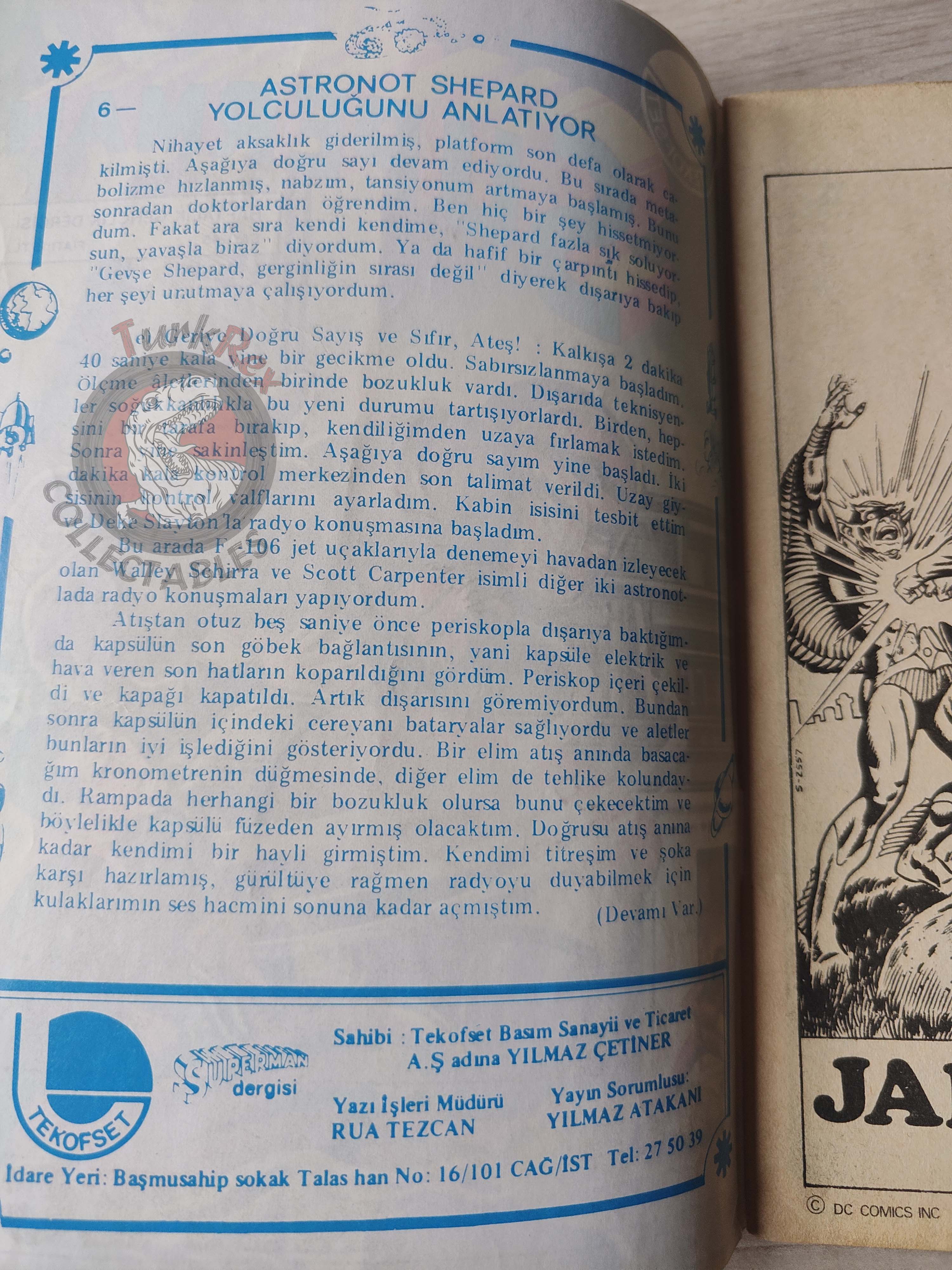 Superman #45 1980 Turkish Comic Turkey #313 #314