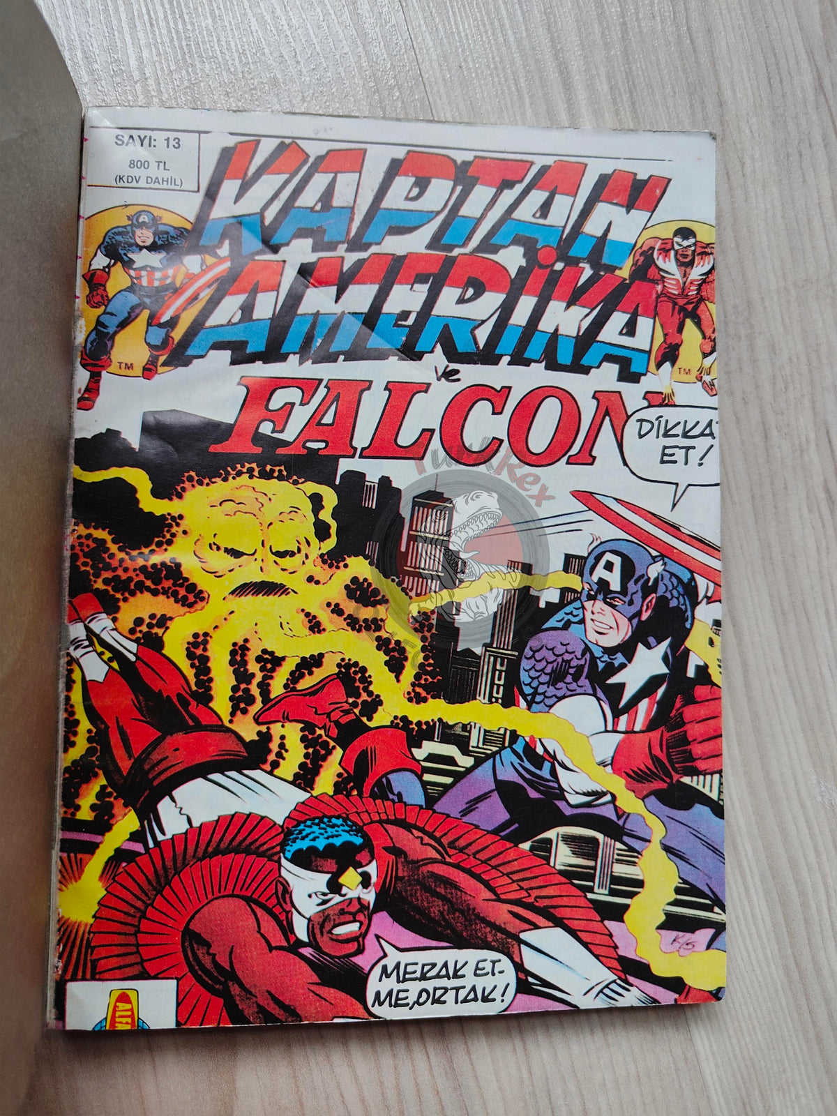 Captain America – Volume 7 1989 Turkish Comic Turkey Falcon
