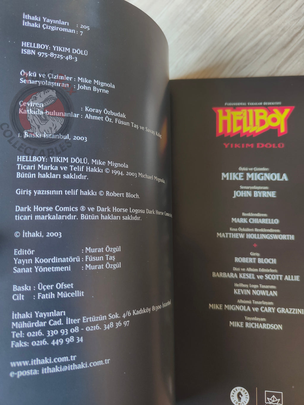 Hellboy – Seed of Destruction 2003 Turkish Comic Turkey 1st