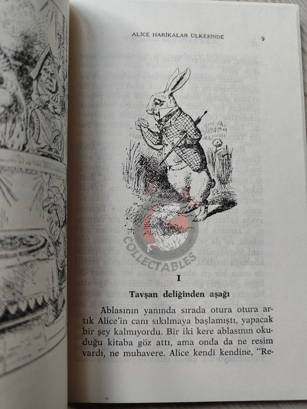 Lewis Carroll – Alice in Wonderland 1990 Turkish Book Turkey Illustrated John Tenniel