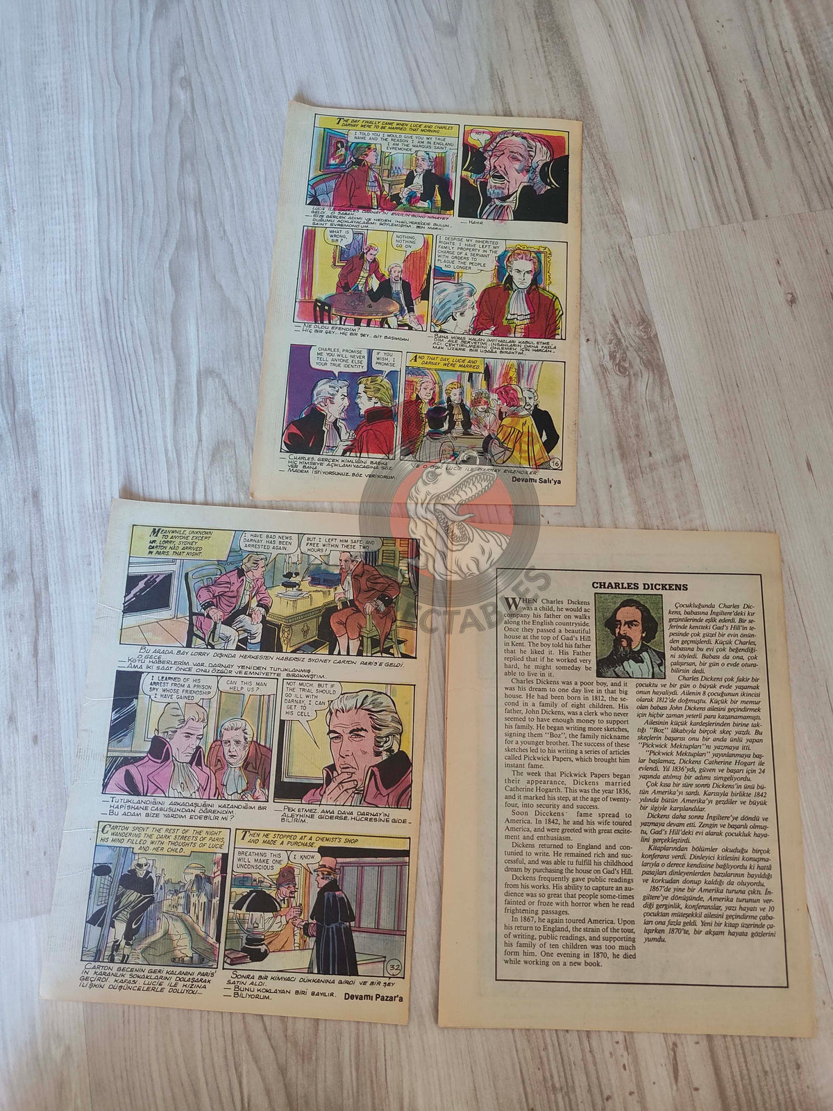 A Tale of Two Cities  – Charles Dickens Turkish Comic Turkey Classics Illustrated