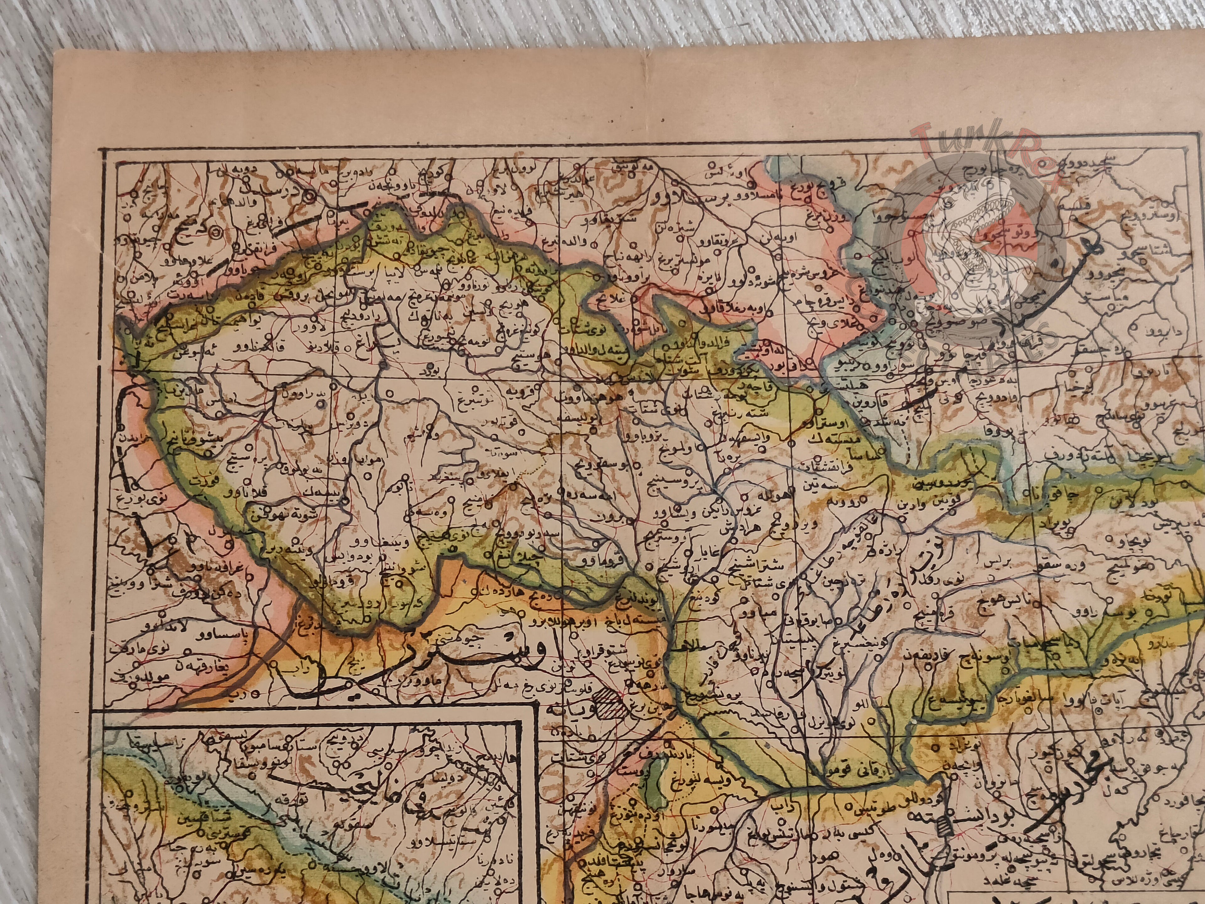Czechoslovakia 1928 Ottoman Atlas Map Empire Czech Republic Slovakia