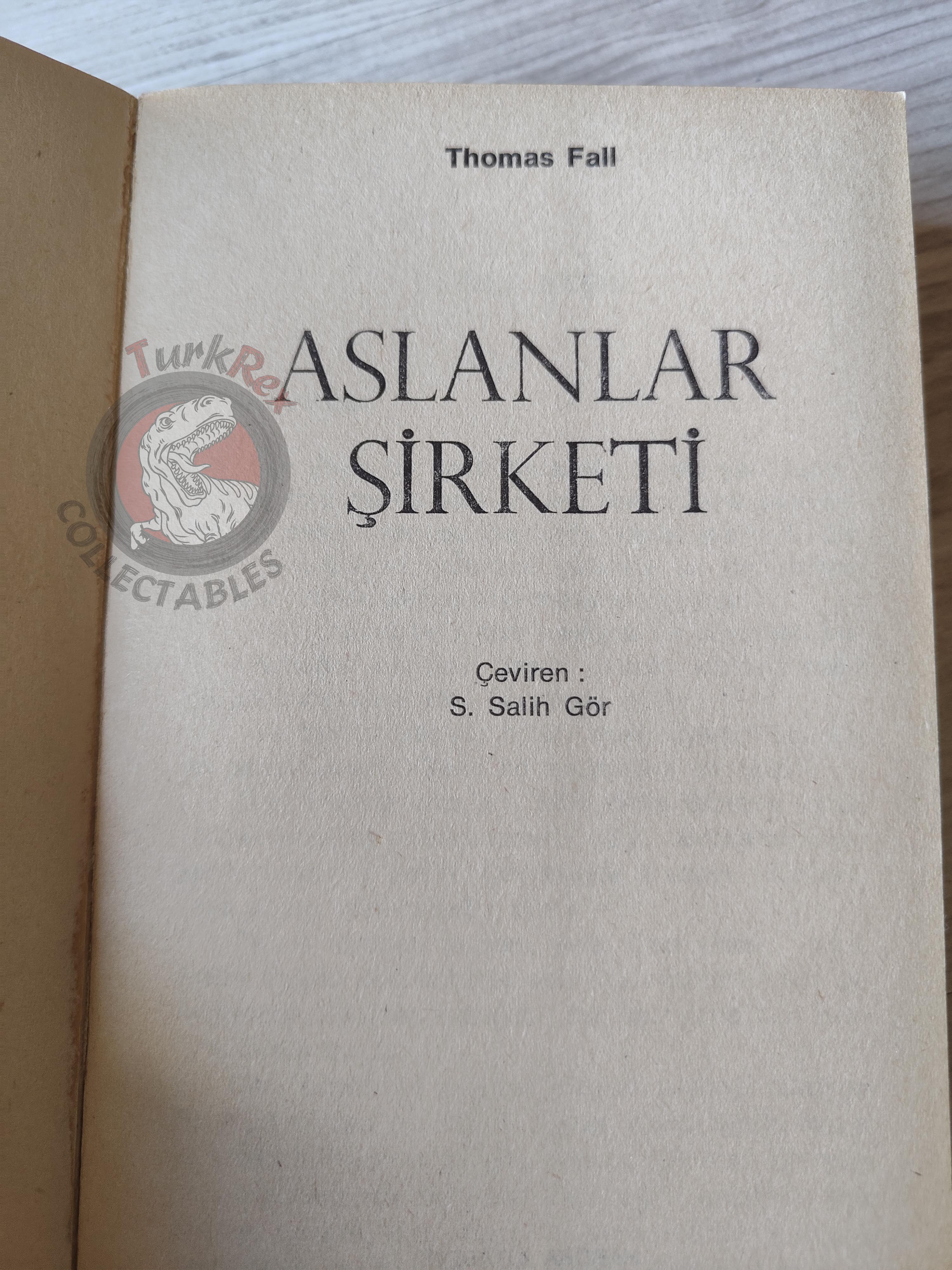 Thomas Fall (Snow Donald Clifford) – The Lion Clan 1971 1st Turkish Book Turkey