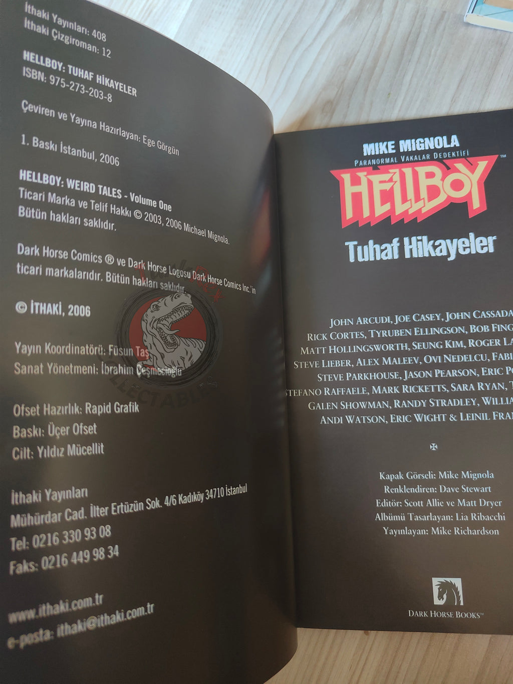 Hellboy – Weird Tales Vol. 1 2006 Turkish Comic Turkey 1st