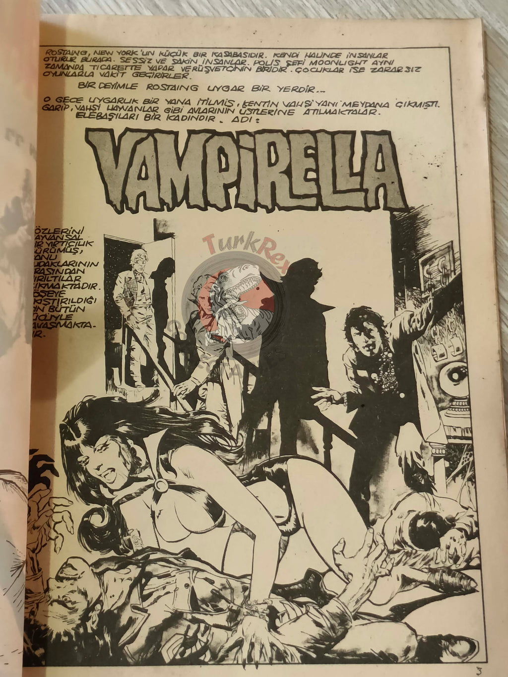 Vampirella #22 1977 Turkish Comic Turkey Warren Publishing cover #57 #54 Space 1999