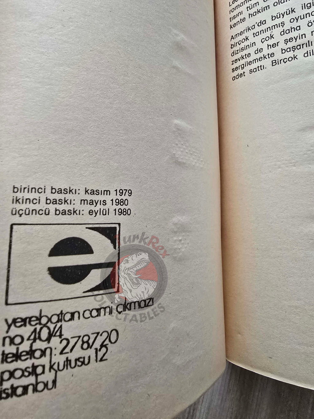 Lee Raintree – Dallas 1 1980 Turkish Book Turkey Tv Series