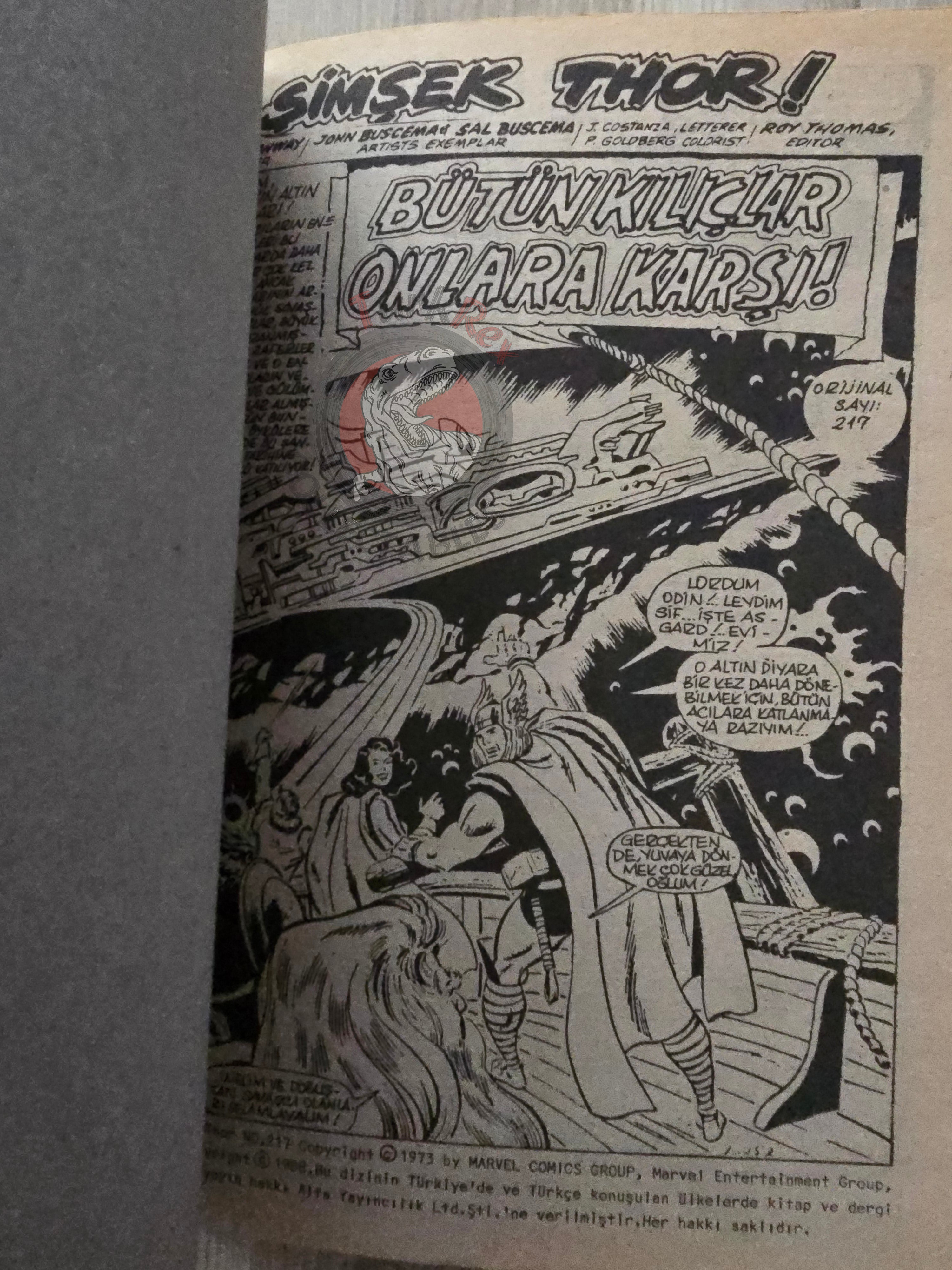 Thor Vol #6 1987 Turkish Comic Turkey The Mighty Thor #183–187 #217–219