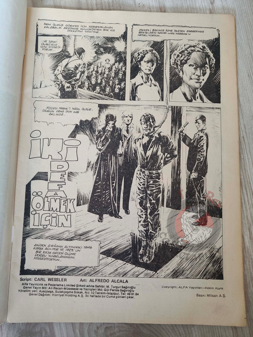 Süper Korku #3 1983 Turkish Comic Turkey Warren Creepy Eerie Vampirella #65