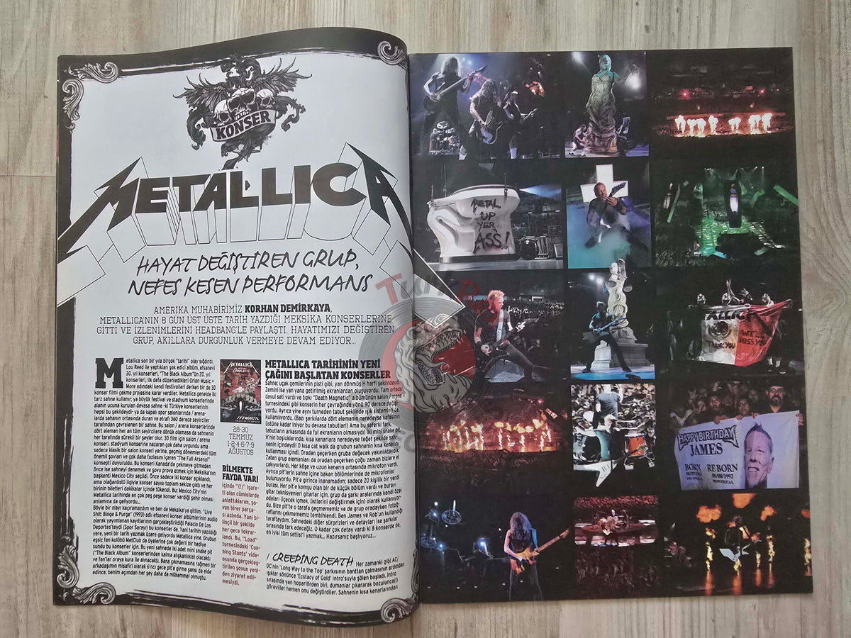 Headbang 2012 Metallica Turkish Mag Turkey Kiss Rotting Christ Steve Harris Iron Maiden