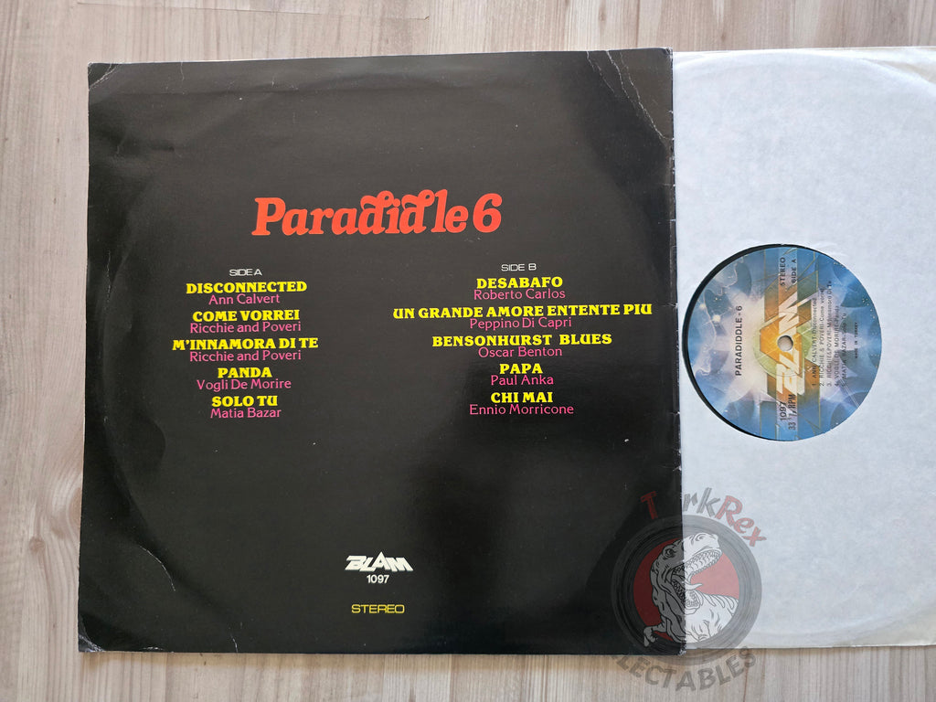 Various – Paradiddle 6 Turkish Pressing Vinyl Turkey Edition France Joli Cover