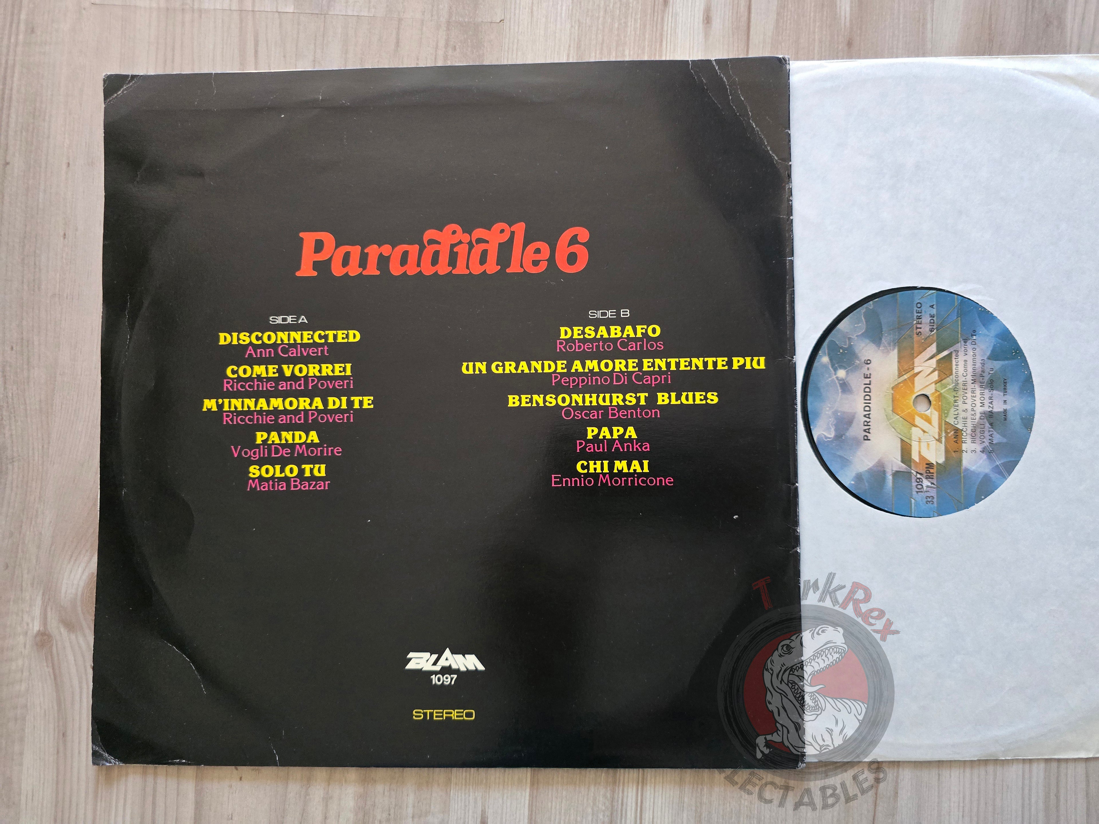 Various – Paradiddle 6 Turkish Pressing Vinyl Turkey Edition France Joli Cover