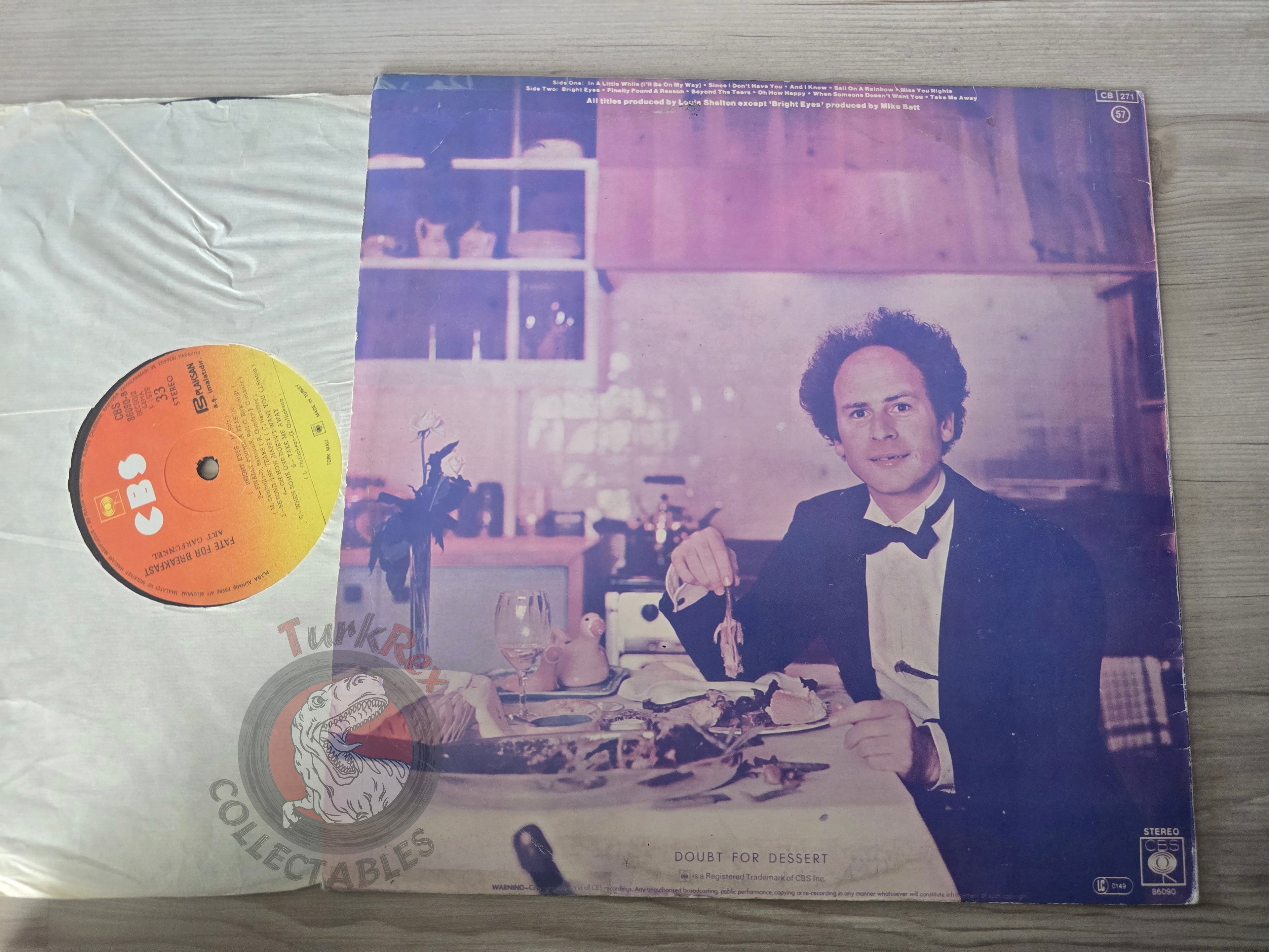 Art Garfunkel – Fate For Breakfast Turkish Pressing Vinyl Turkey Edition