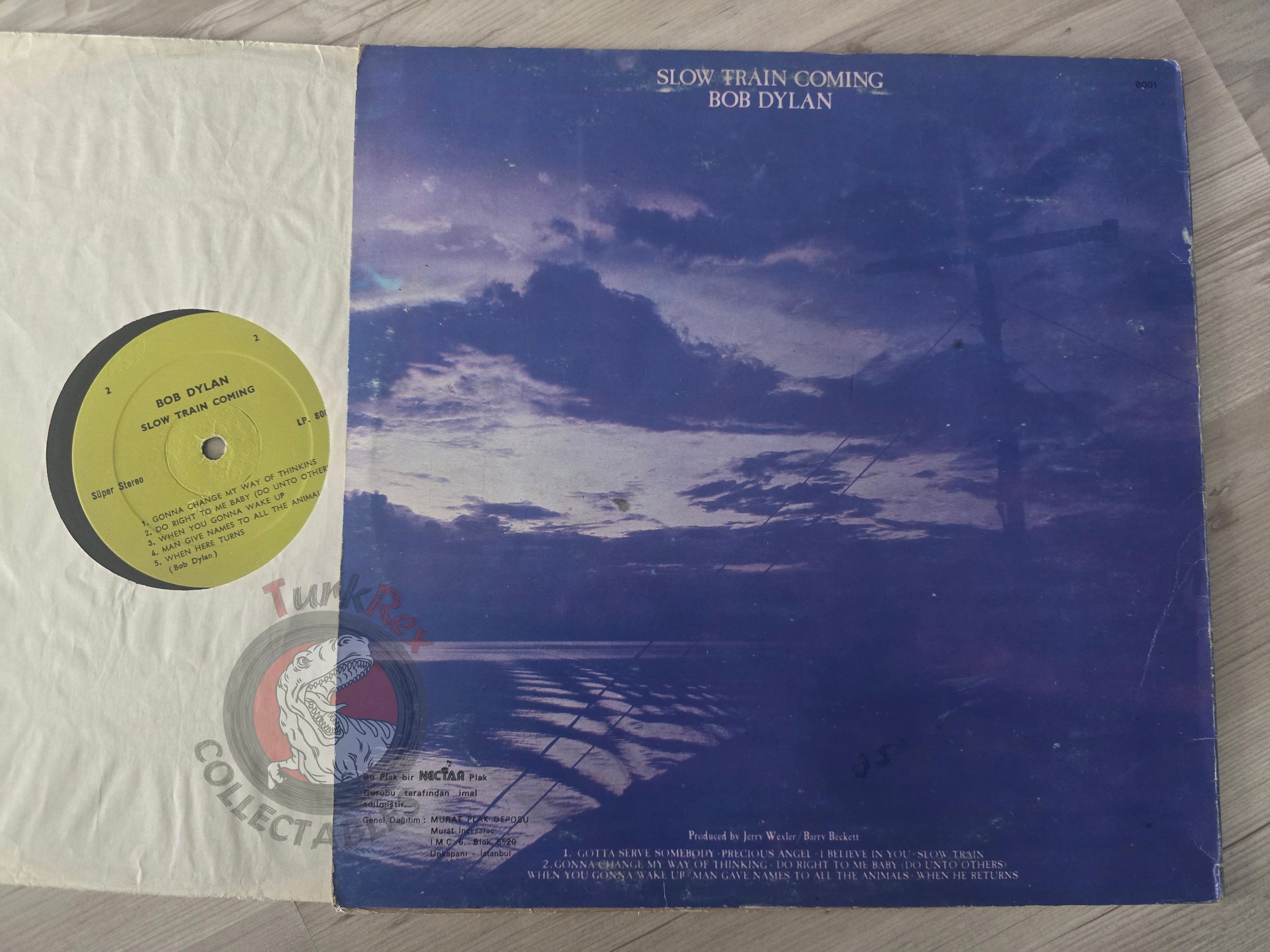 Bob Dylan – Slow Train Coming Turkish Pressing Vinyl Turkey Edition 1