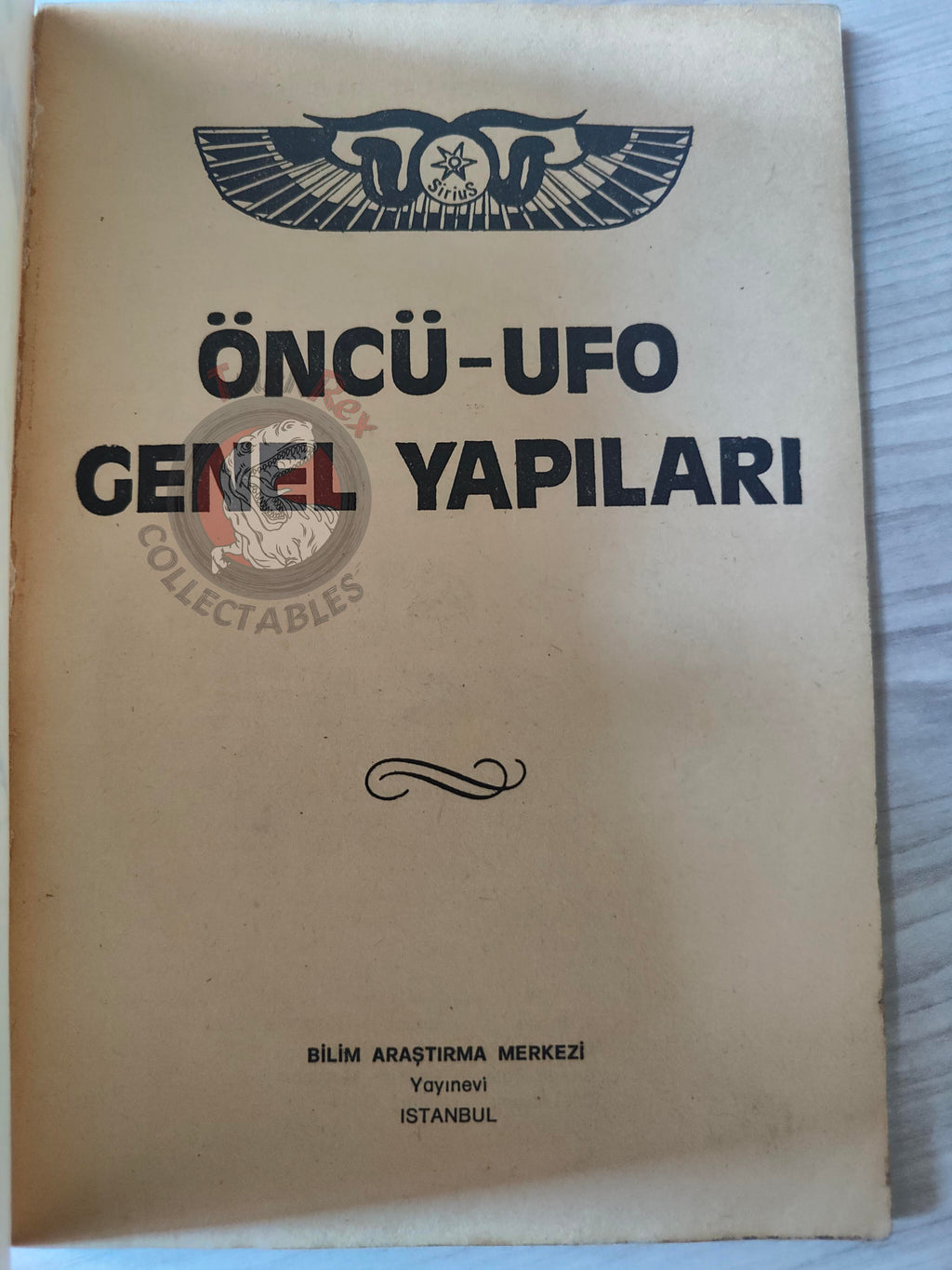 UFO General Structures 1978 Turkish Book Turkey Parapsychology