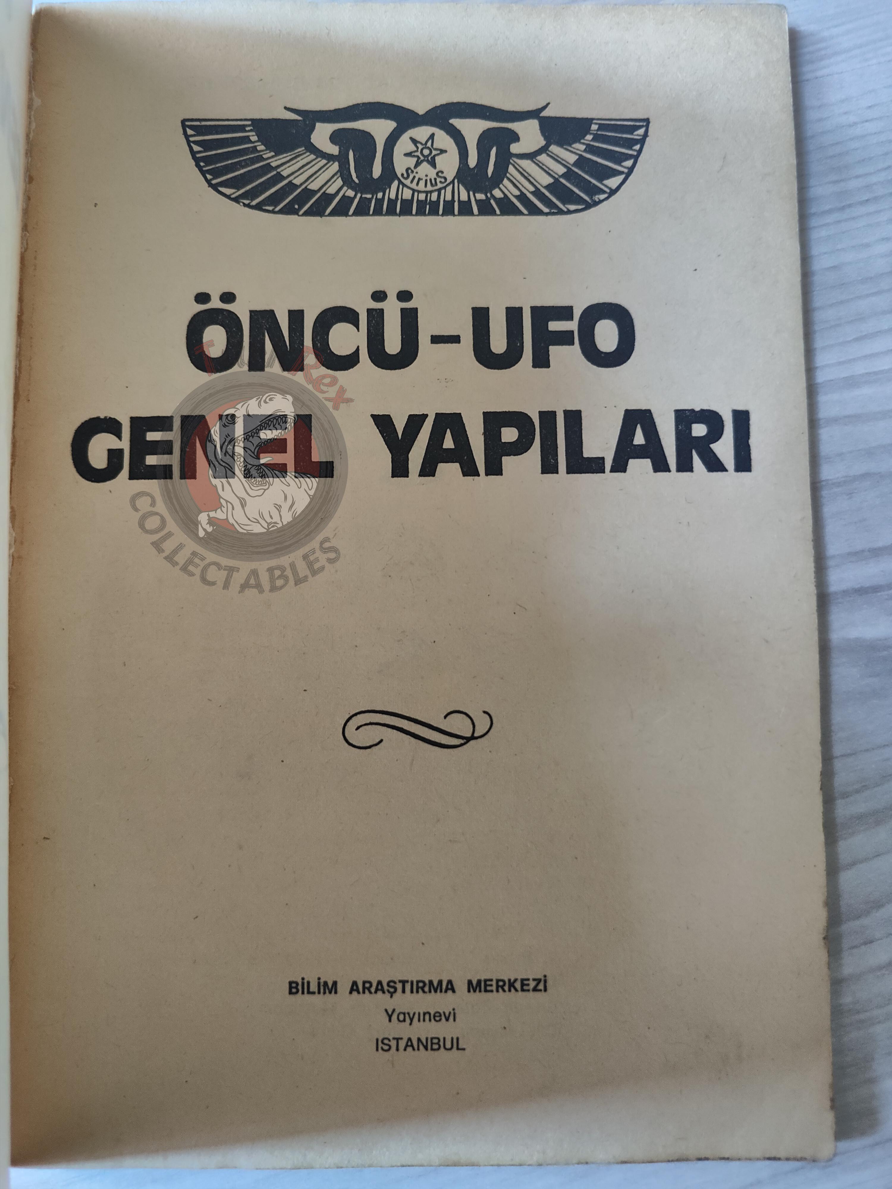 UFO General Structures 1978 Turkish Book Turkey Parapsychology