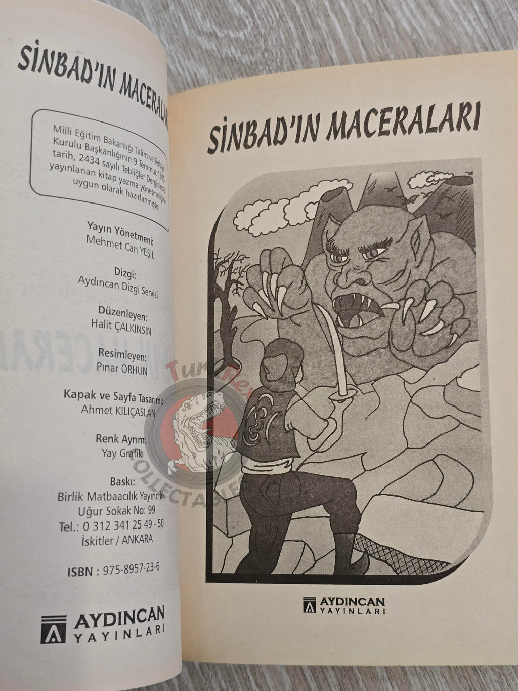 Sinbad the Sailor 1996 Turkish Book Turkey 1001 Nights Illustrated