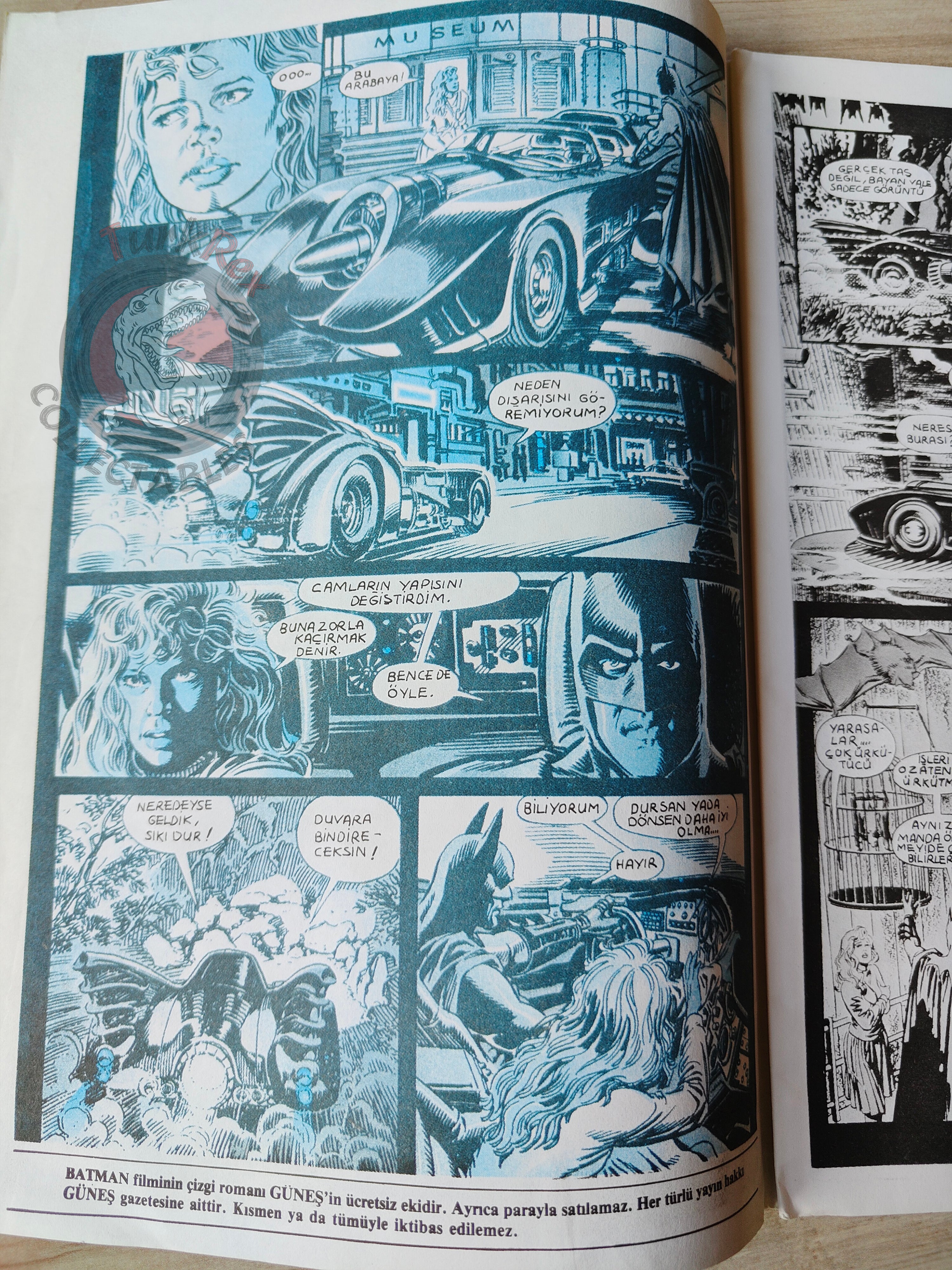 Batman The 1989 Movie Adaptation Issue #2 1989 Turkish Comic Joker Turkey