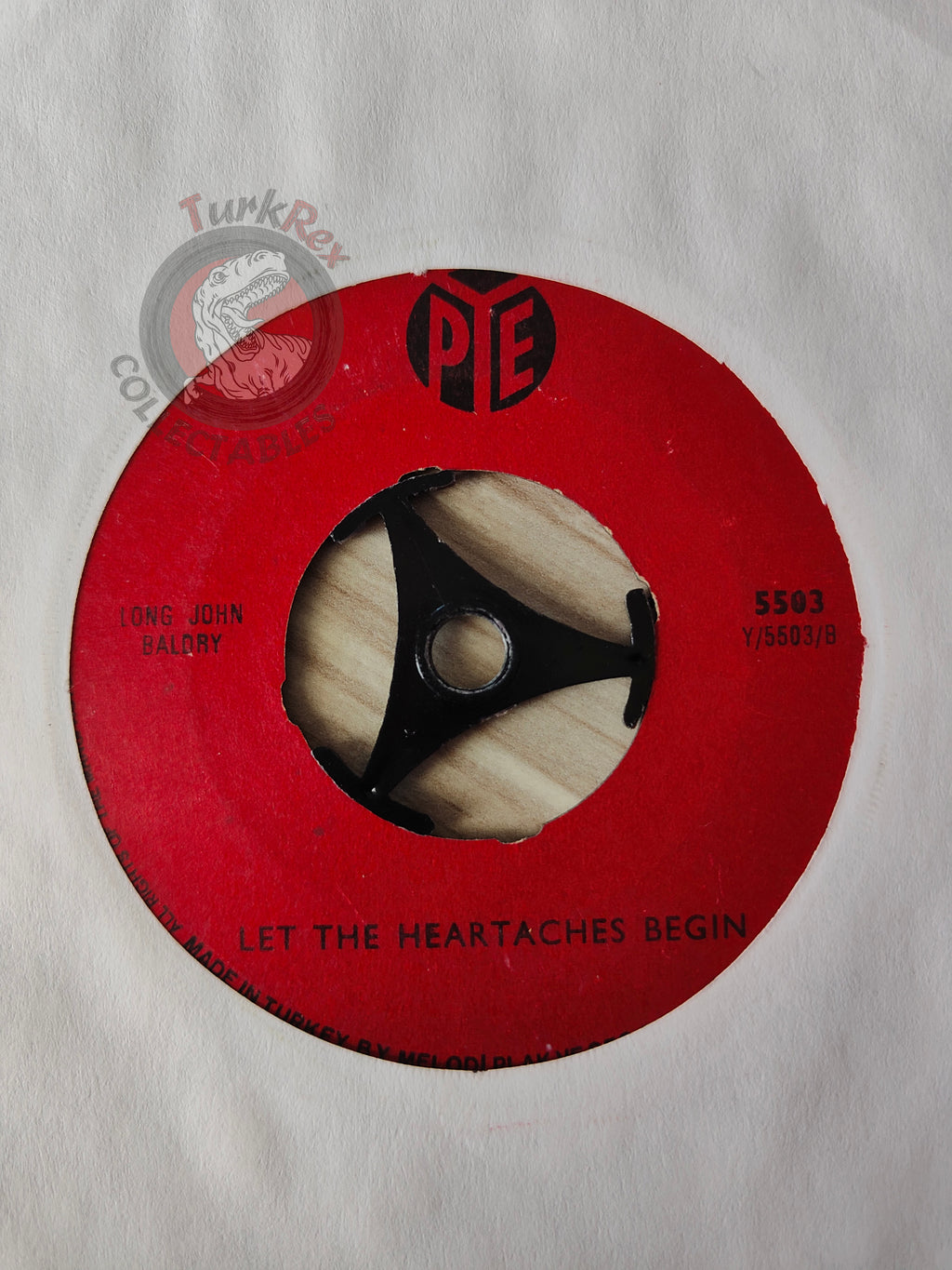 Long John Baldry – Let The Heartaches Begin 7" Turkish Pressing Vinyl Turkey Edition