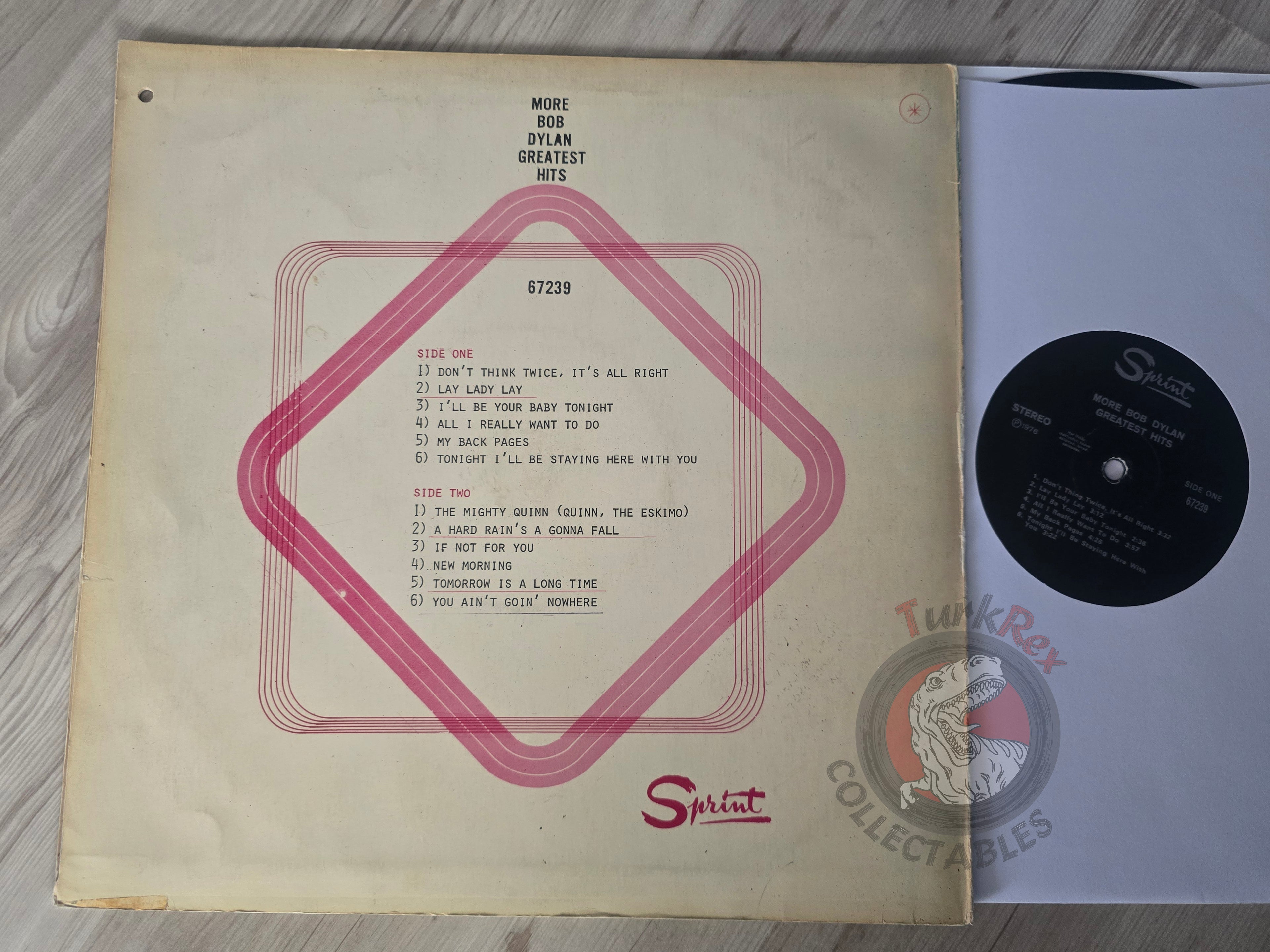 Bob Dylan – More Bob Dylan Greatest Hits Turkish Pressing Vinyl Turkey Edition
