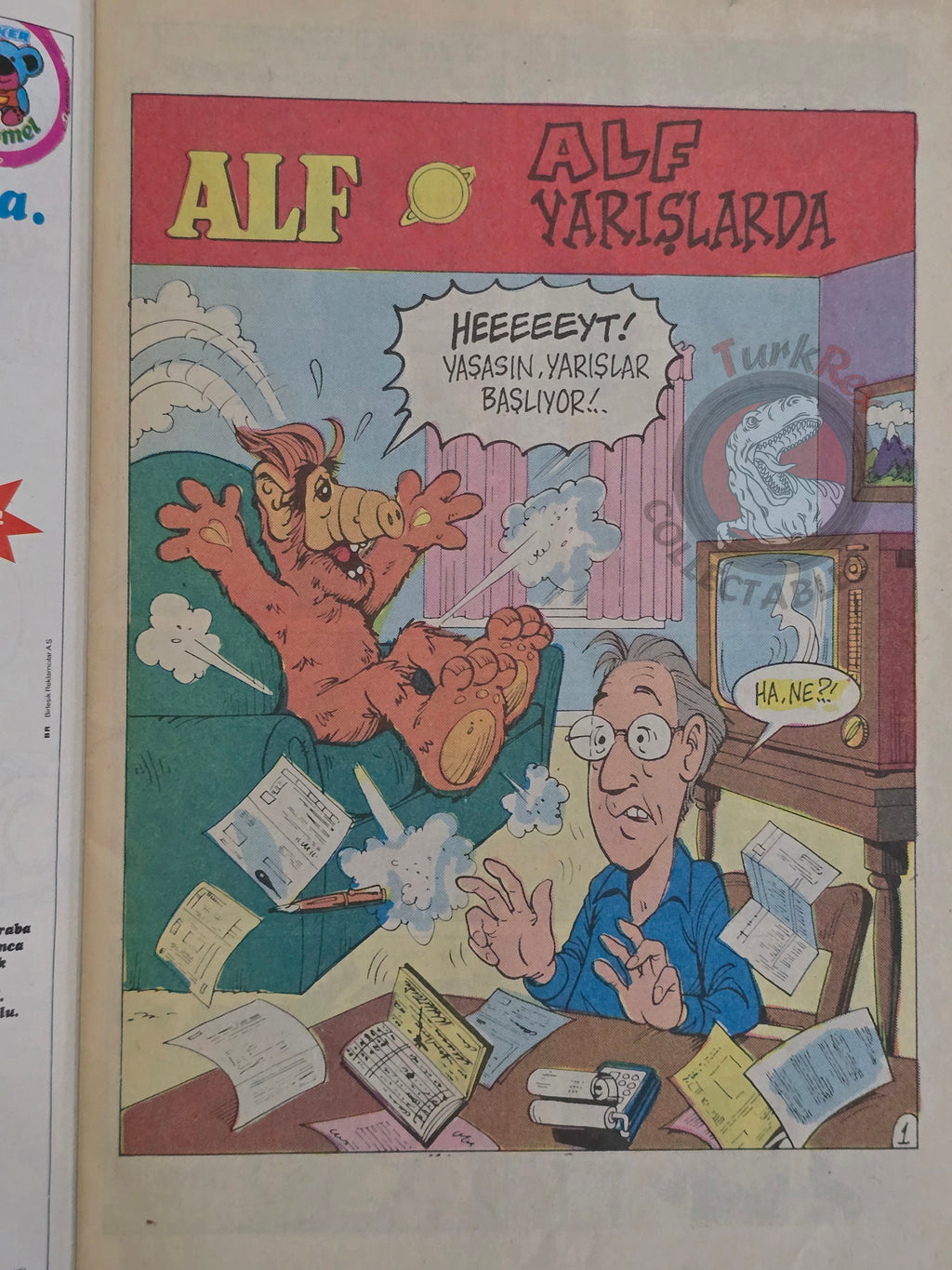ALF #9 90s Turkish Comic Turkey Marvel Cover #14