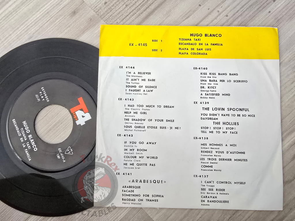 Hugo Blanco – Playa De San Luis 7" Iran Pressing Vinyl Iranian Edition
