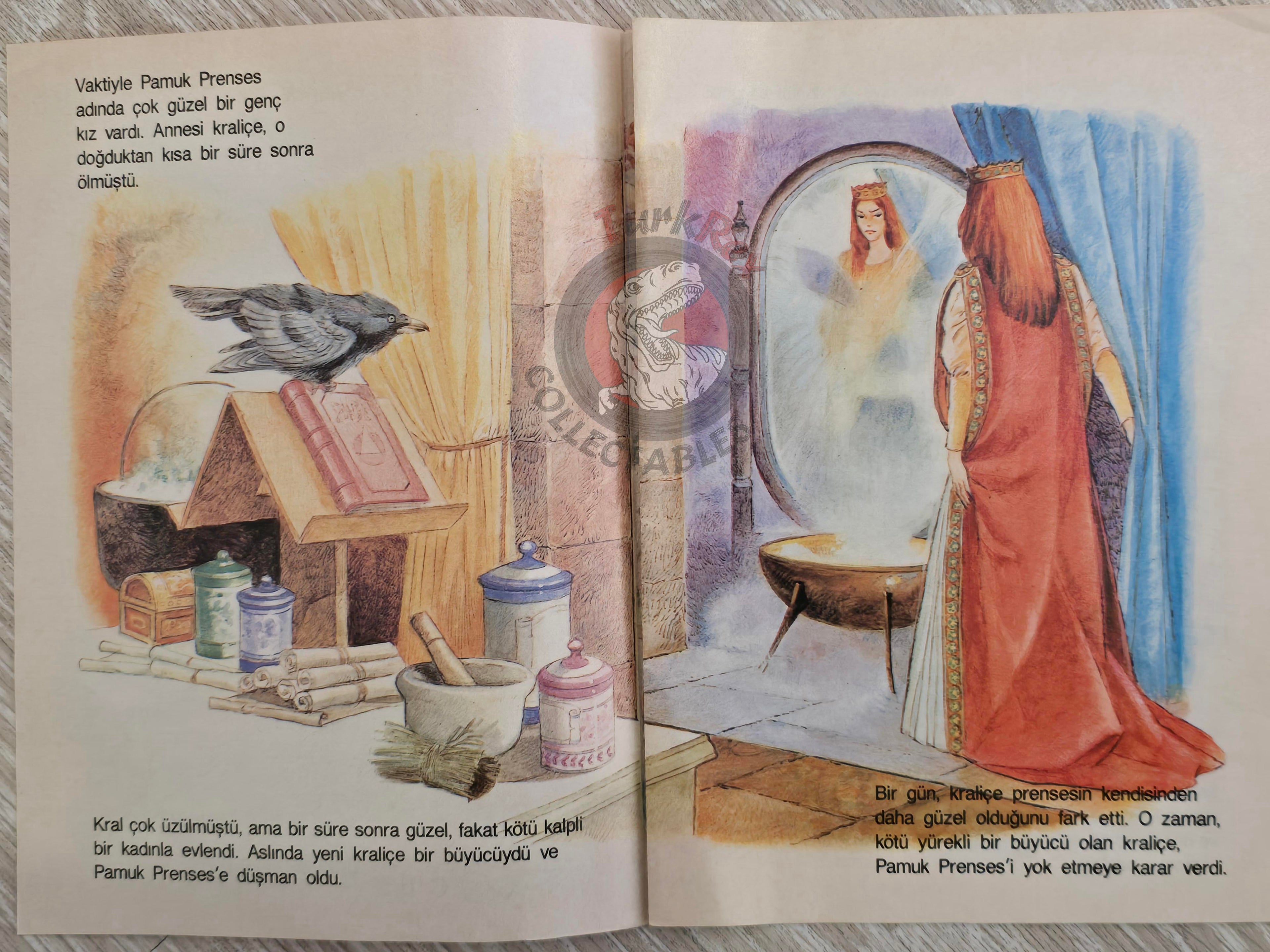 Grimm Brothers – Snow White and the Seven Dwarfs 1984 Turkish Book Turkey Illustrated
