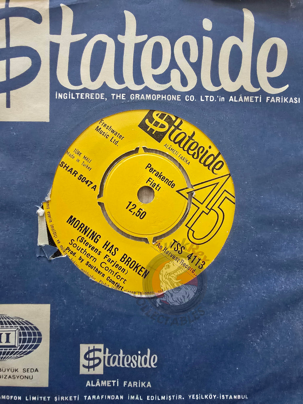 Southern Comfort – Morning Has Broken 7" Promo Turkish Pressing Vinyl Turkey Edition