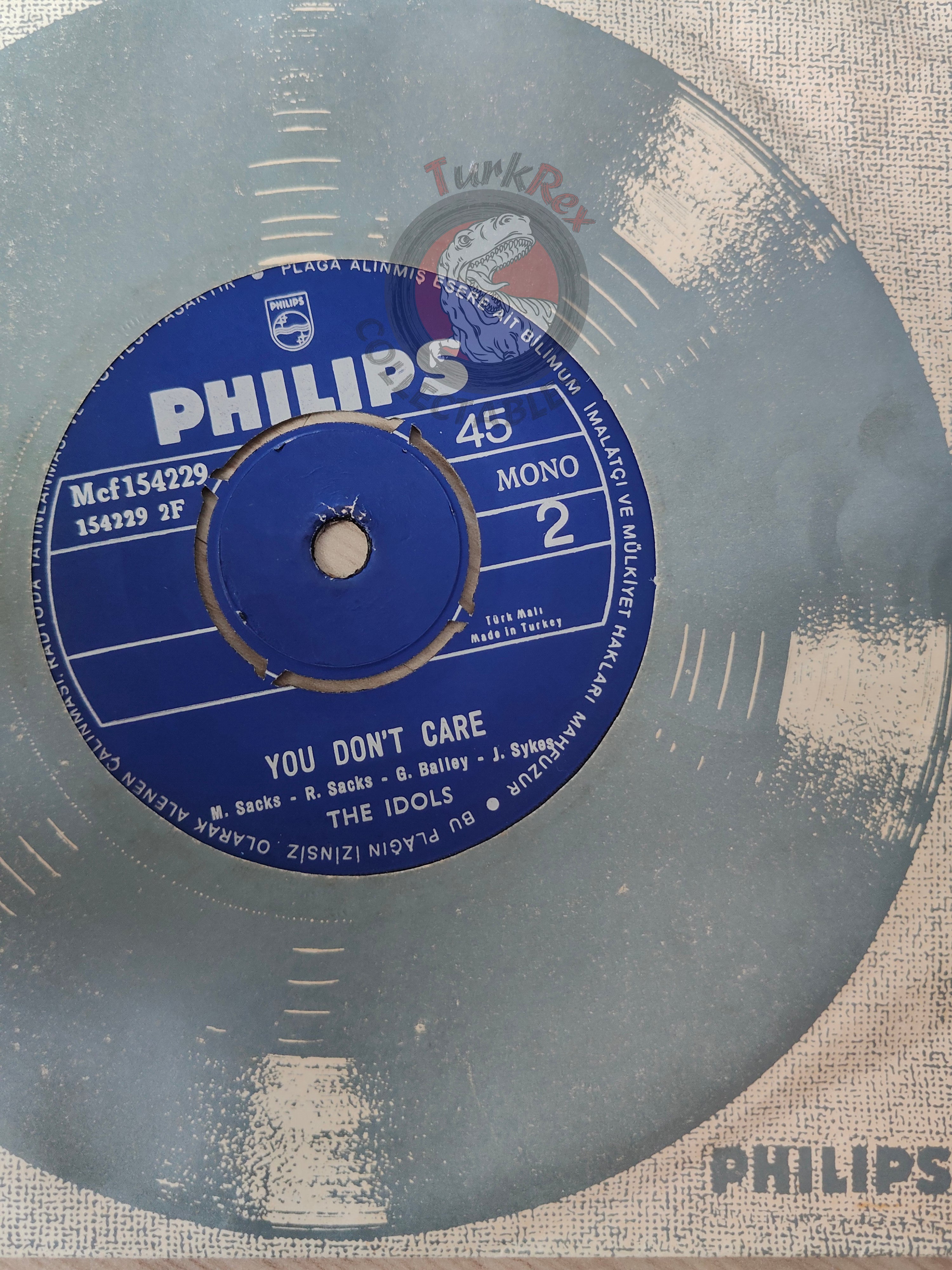 The Idols – Don't Walk Away 7" Turkish Pressing Vinyl Turkey Edition
