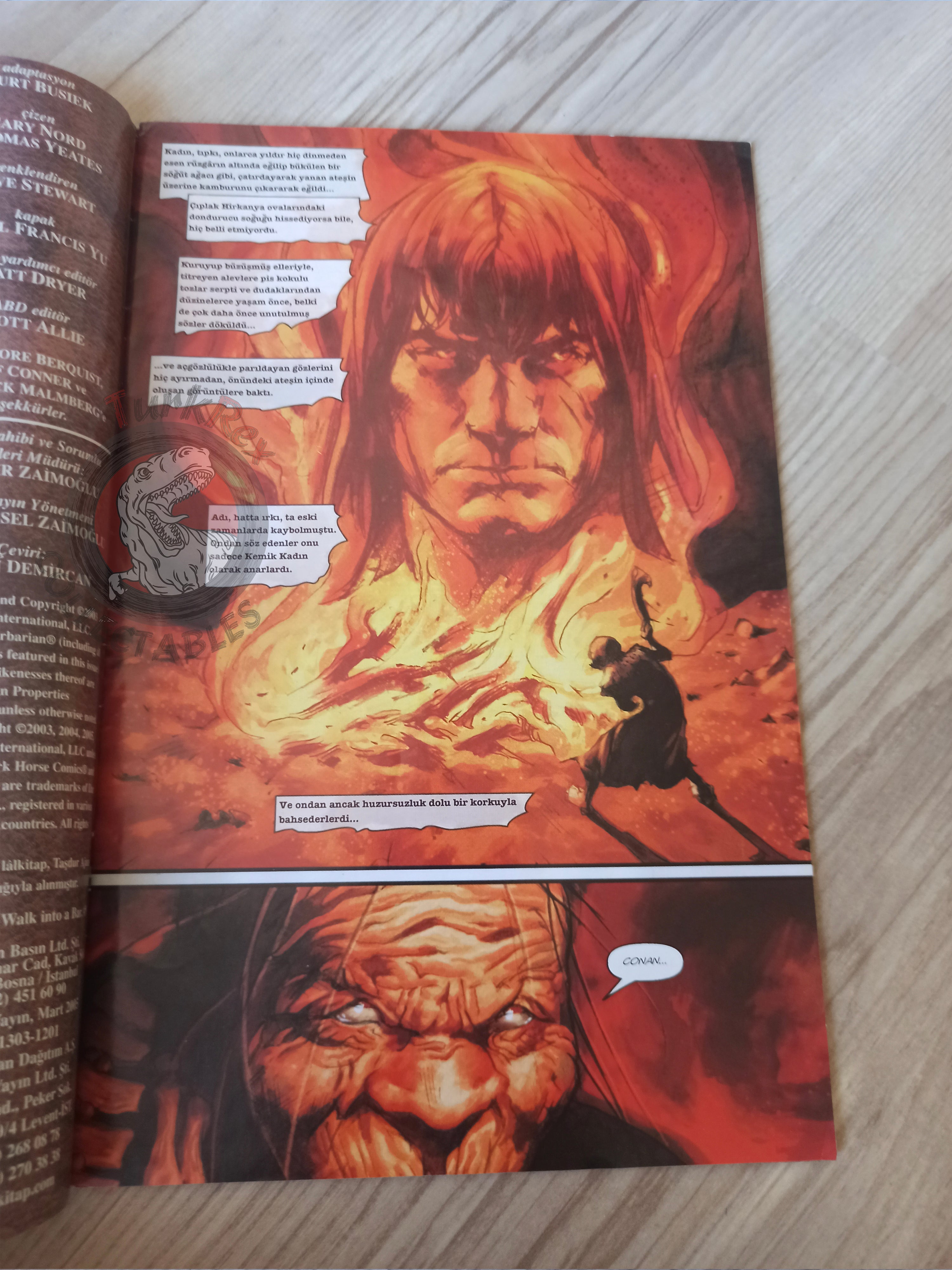 Conan the Legend #9 Turkish Comic Turkey Dark Horse Comics