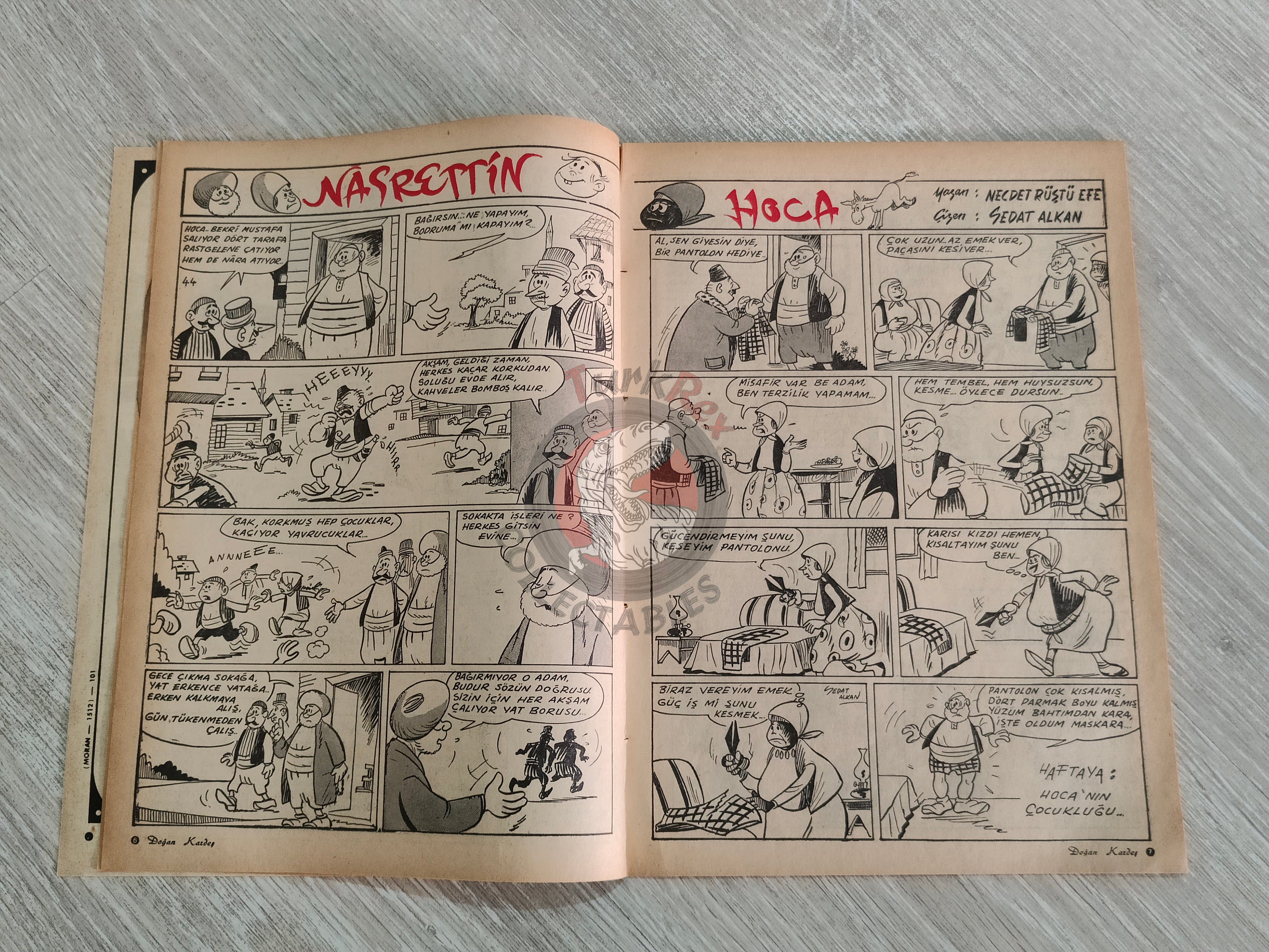 Doğan Kardeş 1968 Magazine #96 Turkish Comic Turkey Zero X, Tarzan, Dennis the Menace