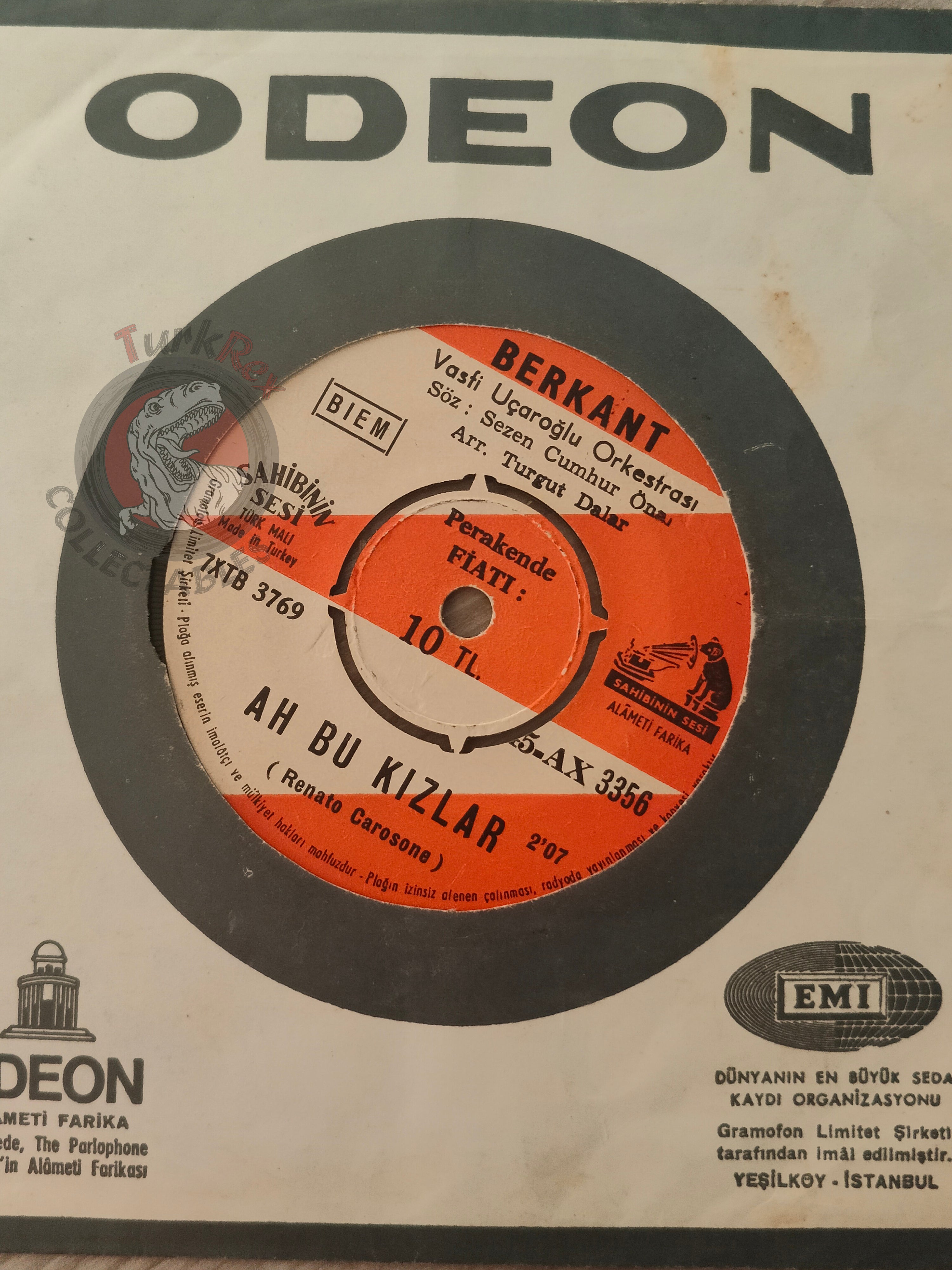 Berkant – Eğer Dünyaya Yeniden Gelseydim 7" Turkish Pressing Vinyl Turkey Edition