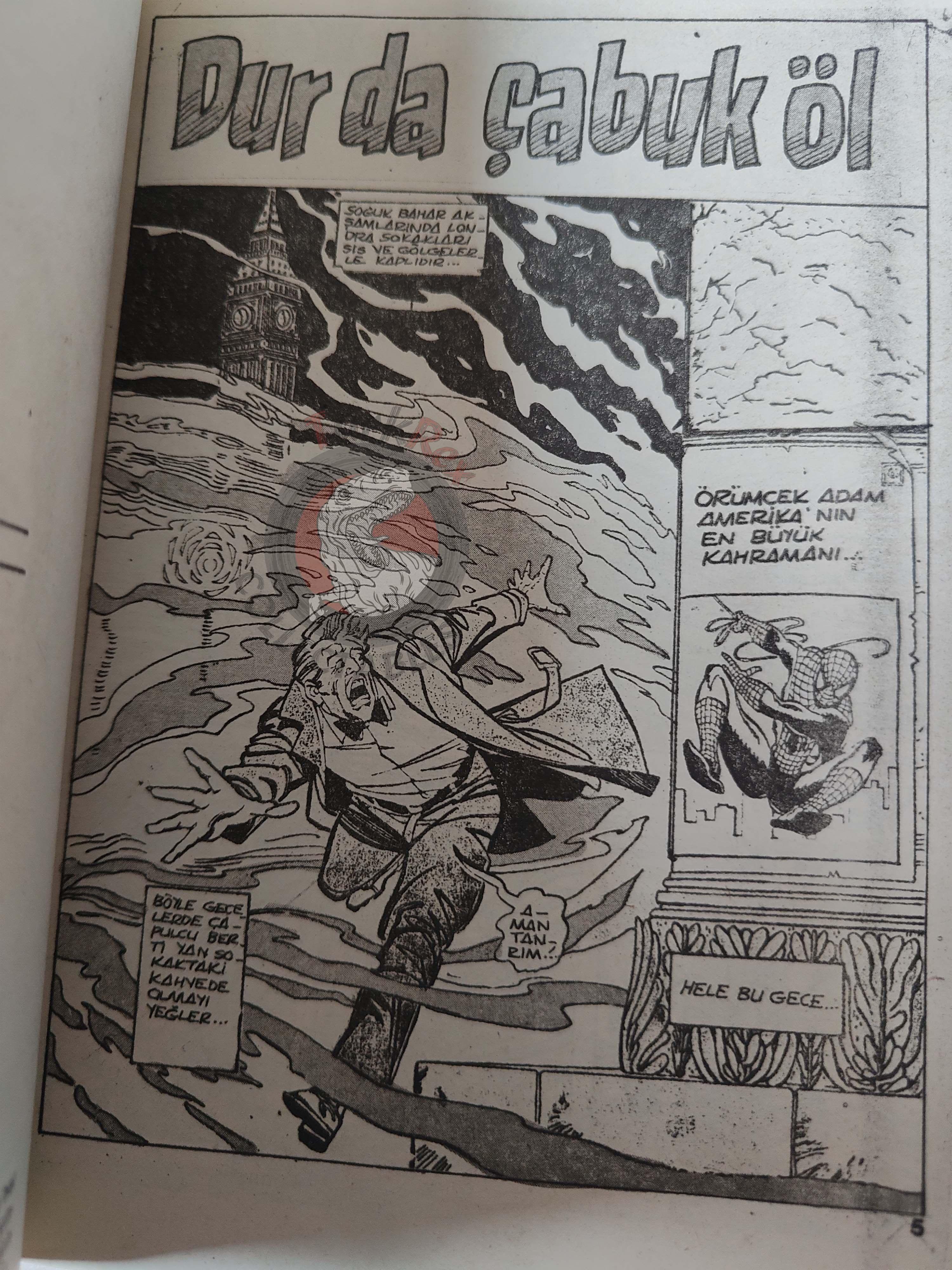 Spider-Man #131 1991 Turkish Comic Turkey Spectacular #165 #166 #167 Hulk #273