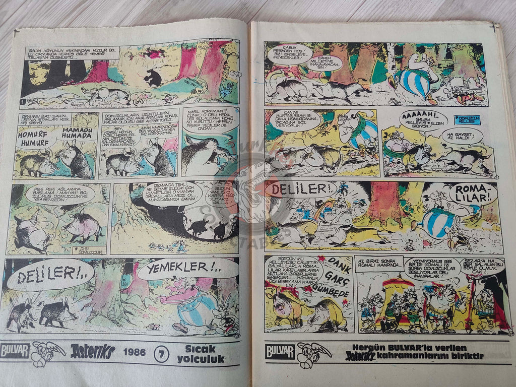 Asterix –  Asterix and the Black Gold 1986 Turkish Edition Comic Turkey 2