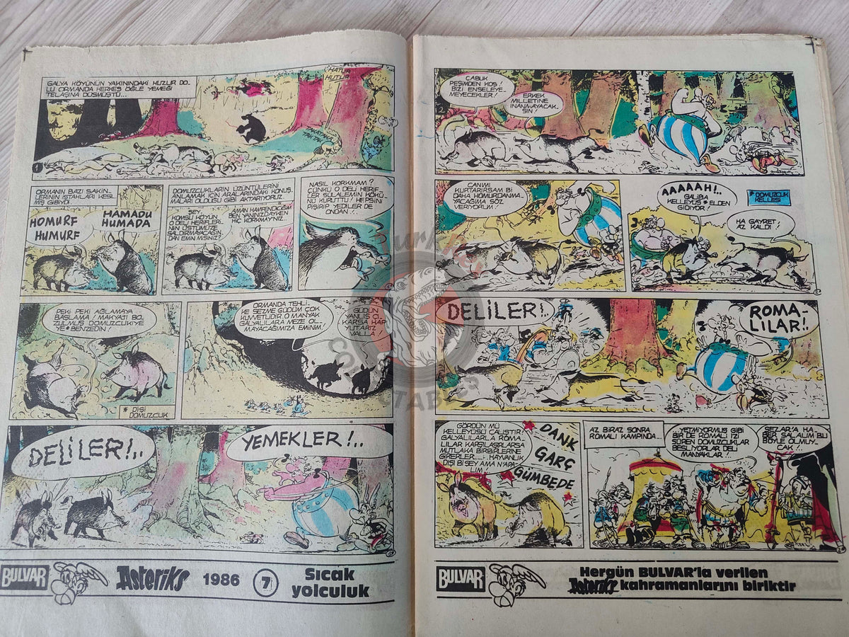 Asterix –  Asterix and the Black Gold 1986 Turkish Edition Comic Turkey 2