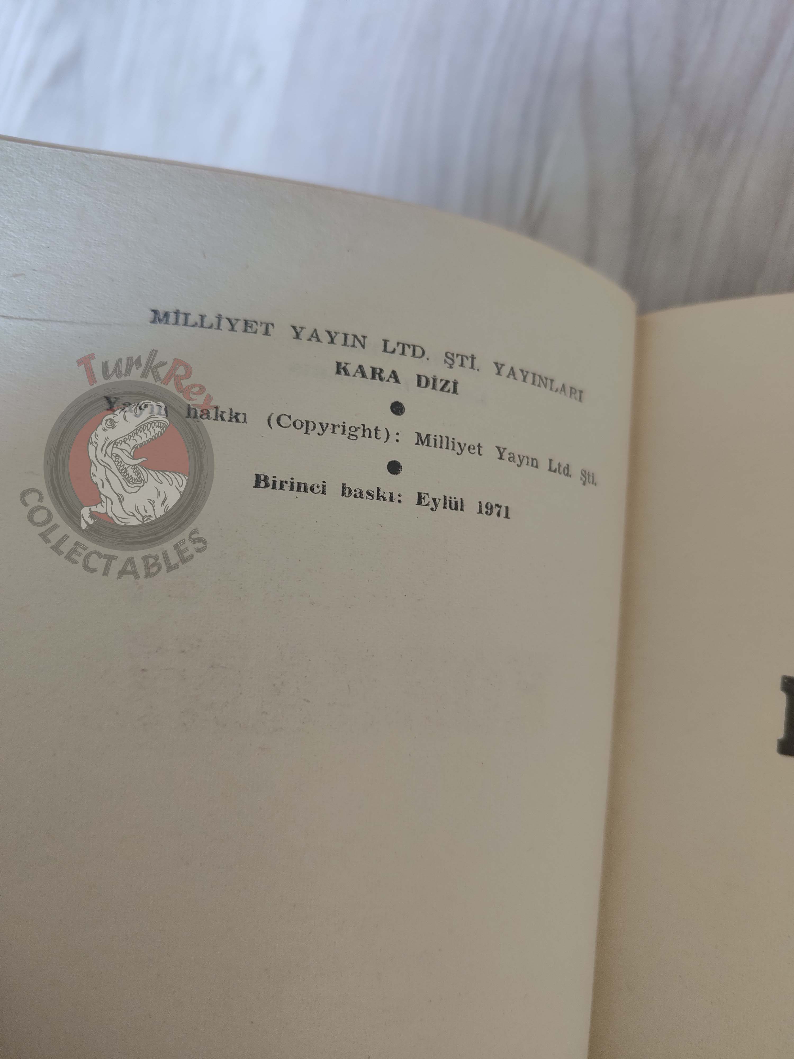Leslie Charteris – Saint: Knight Templar 1971 1st Turkish Book Turkey