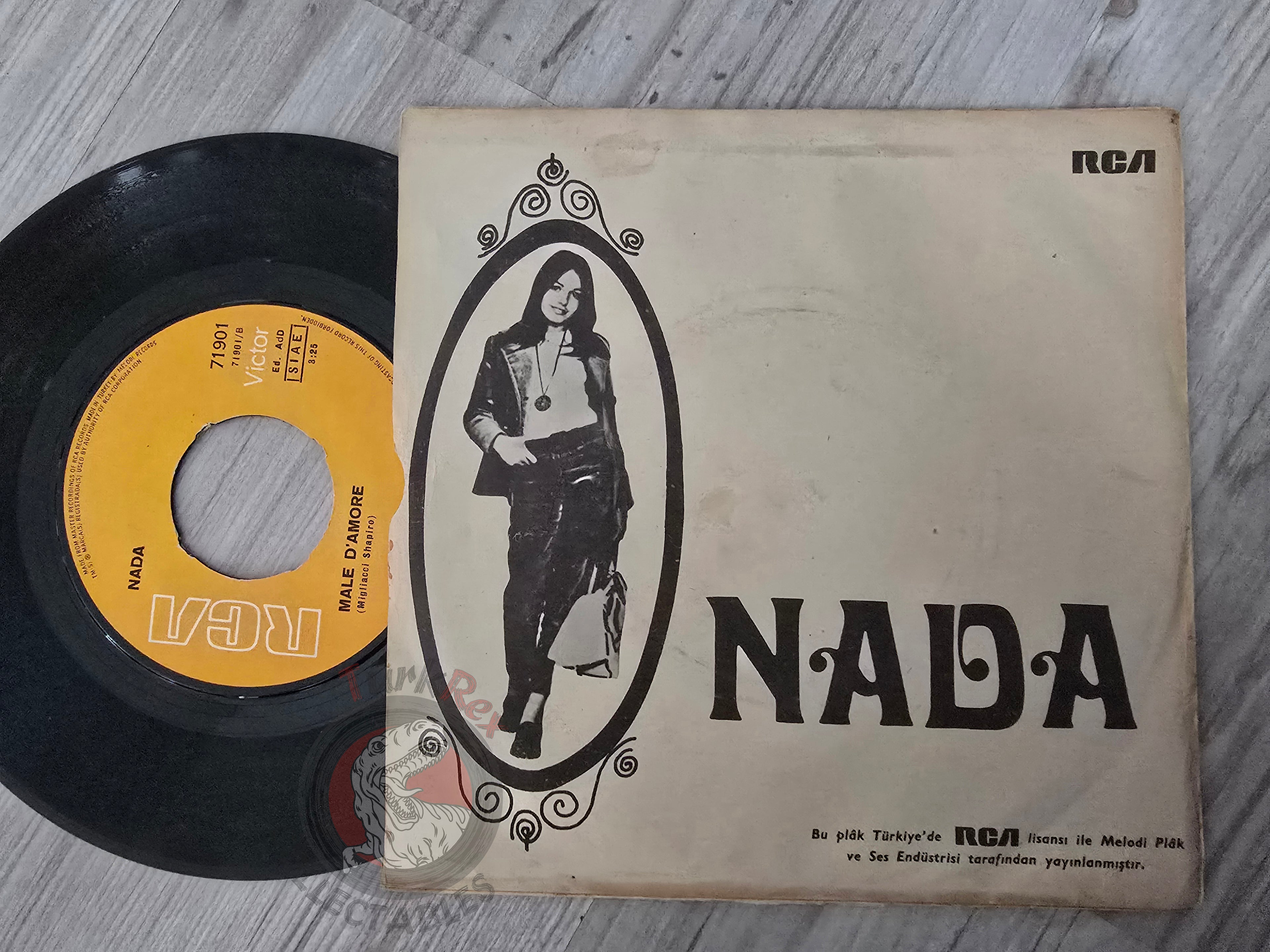 Nada – Io L'Ho Fatto Per Amore 7" Turkish Pressing Vinyl Turkey Edition